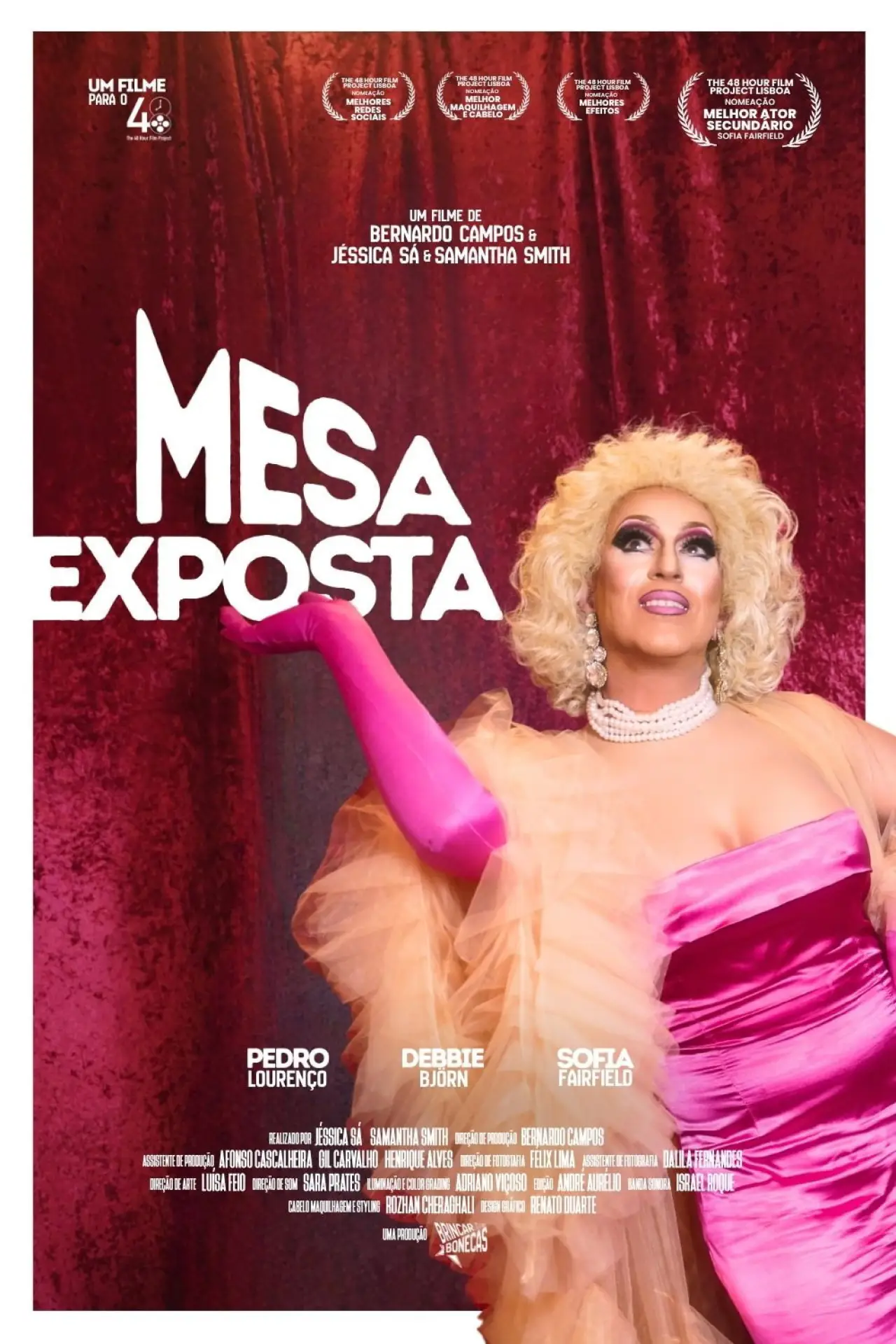 Movie poster "Mesa Exposta"