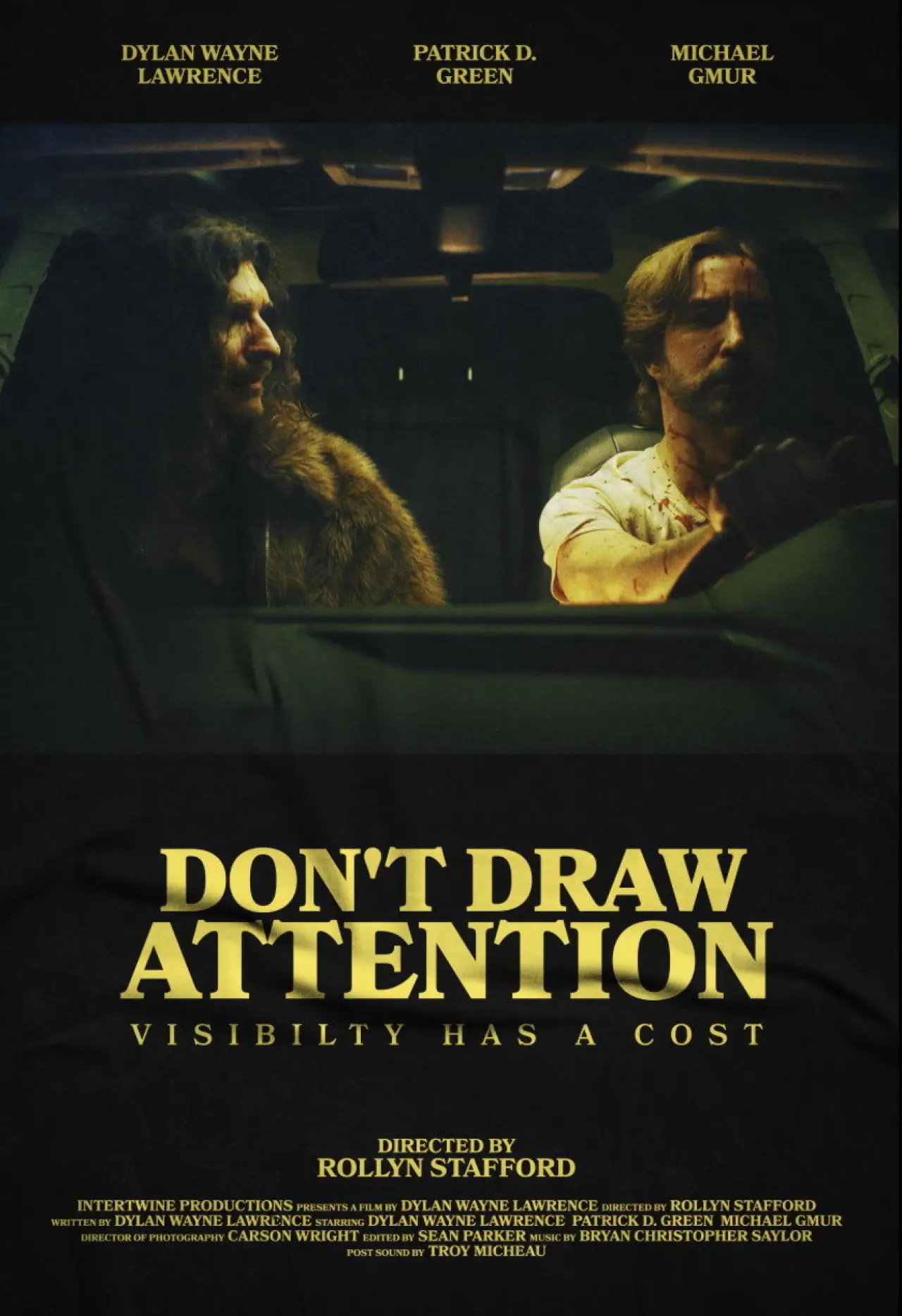 Movie poster "Don’t Draw Attention"