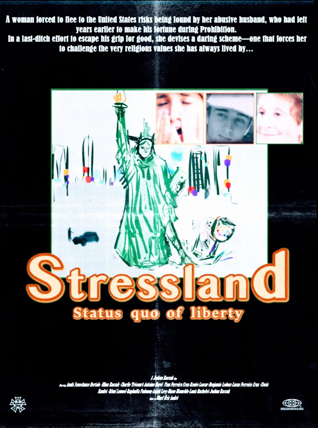 Movie poster "STRESSLAND: Status Quo of Liberty"