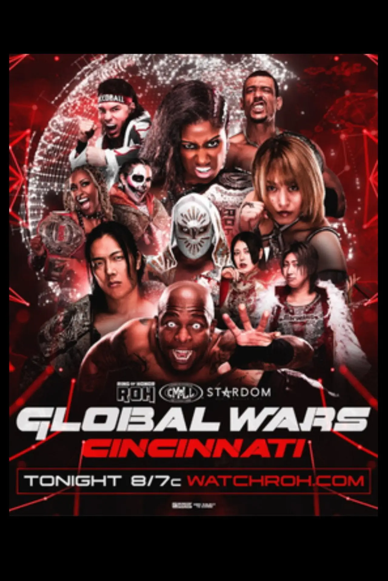 Movie poster "ROH Global Wars - Cincinatti"