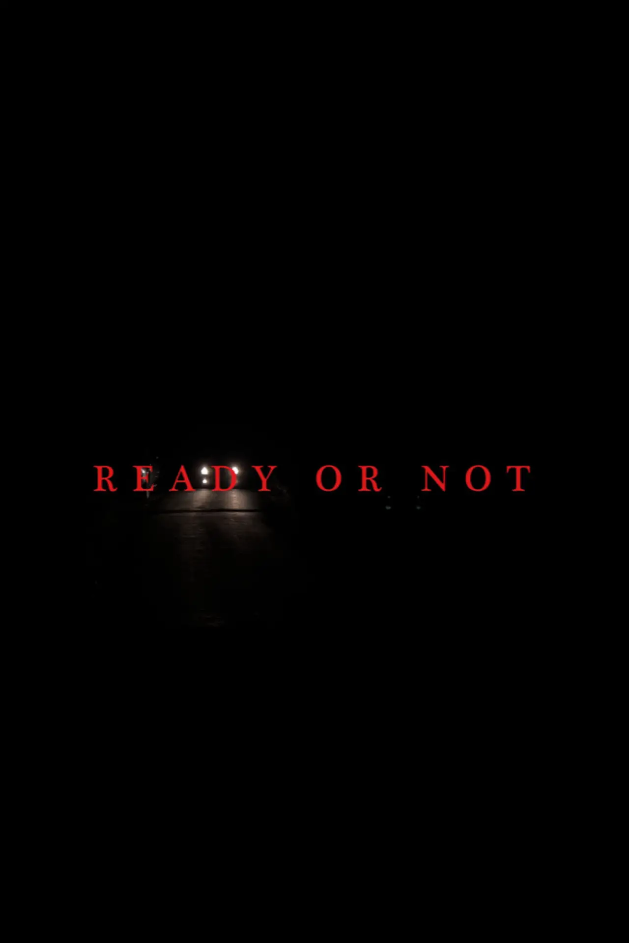 Movie poster "Ready or Not"