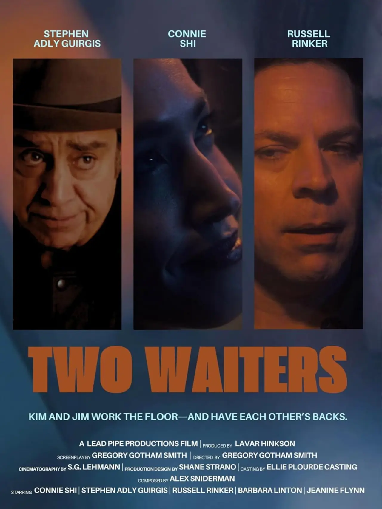 Movie poster "Two Waiters"