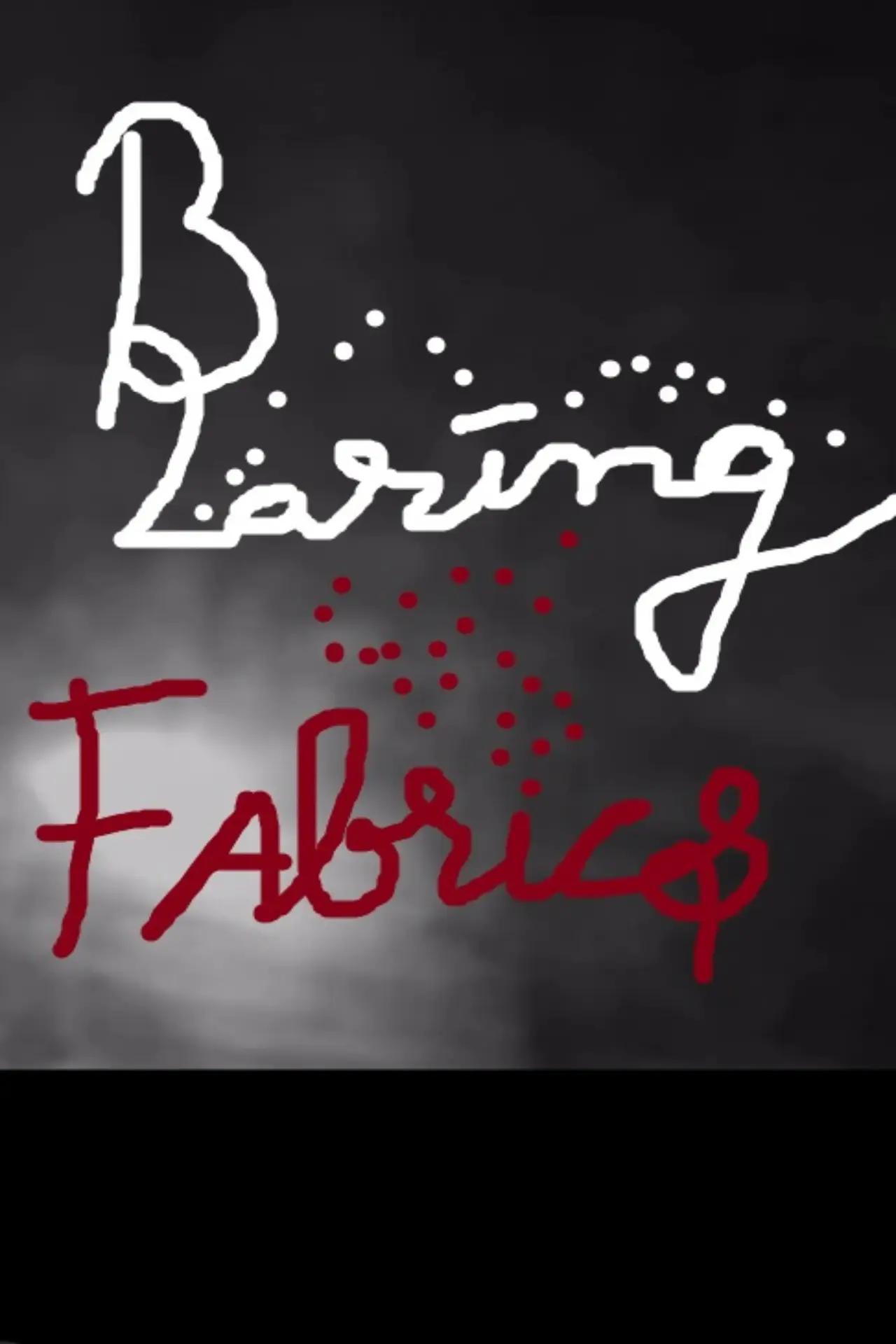 Movie poster "Blaring Fabrics"