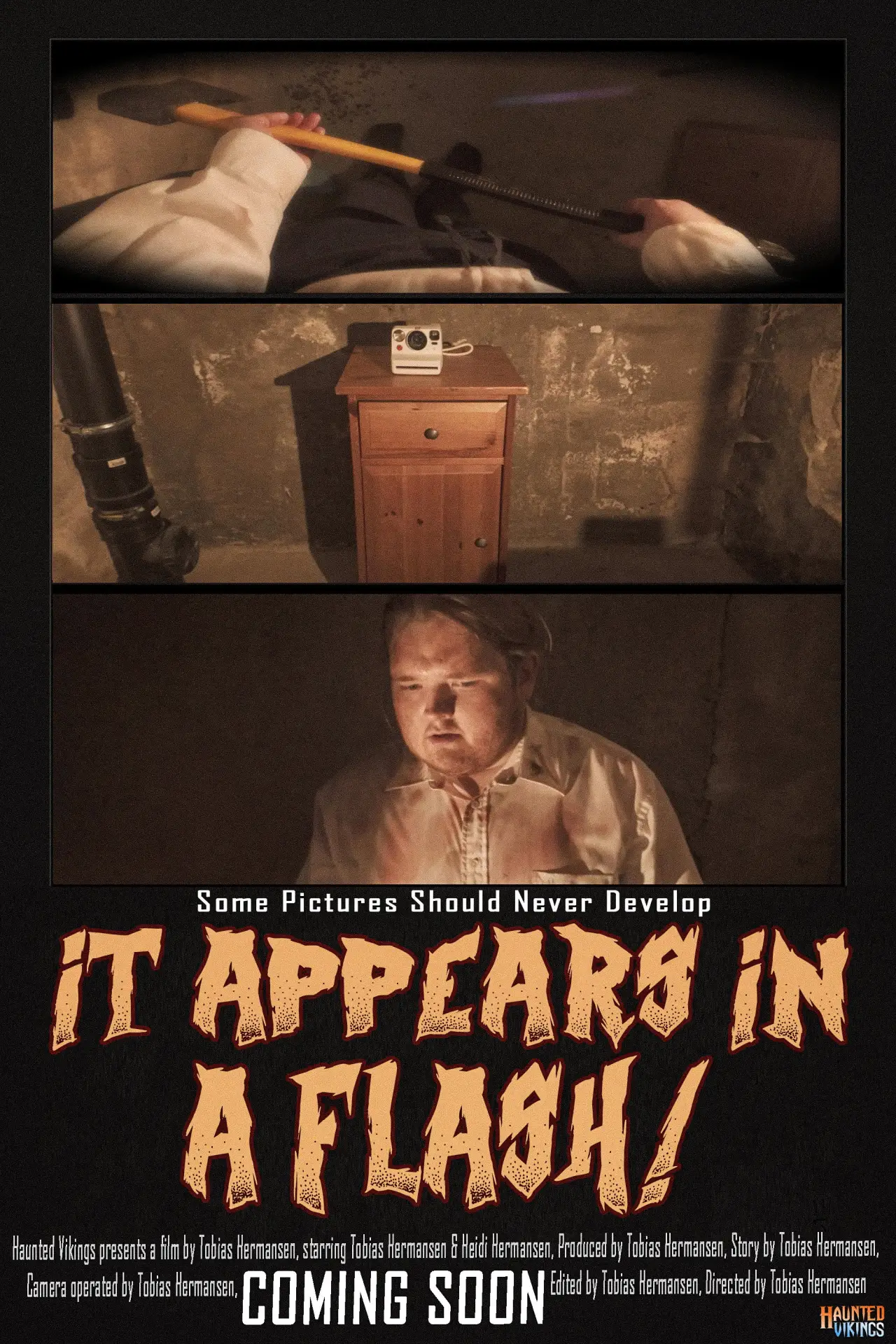 Movie poster "It Appears in a Flash!"