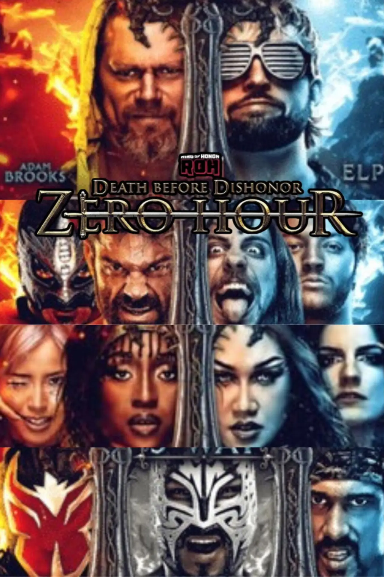Movie poster "ROH Death Before Dishonor Zero Hour"