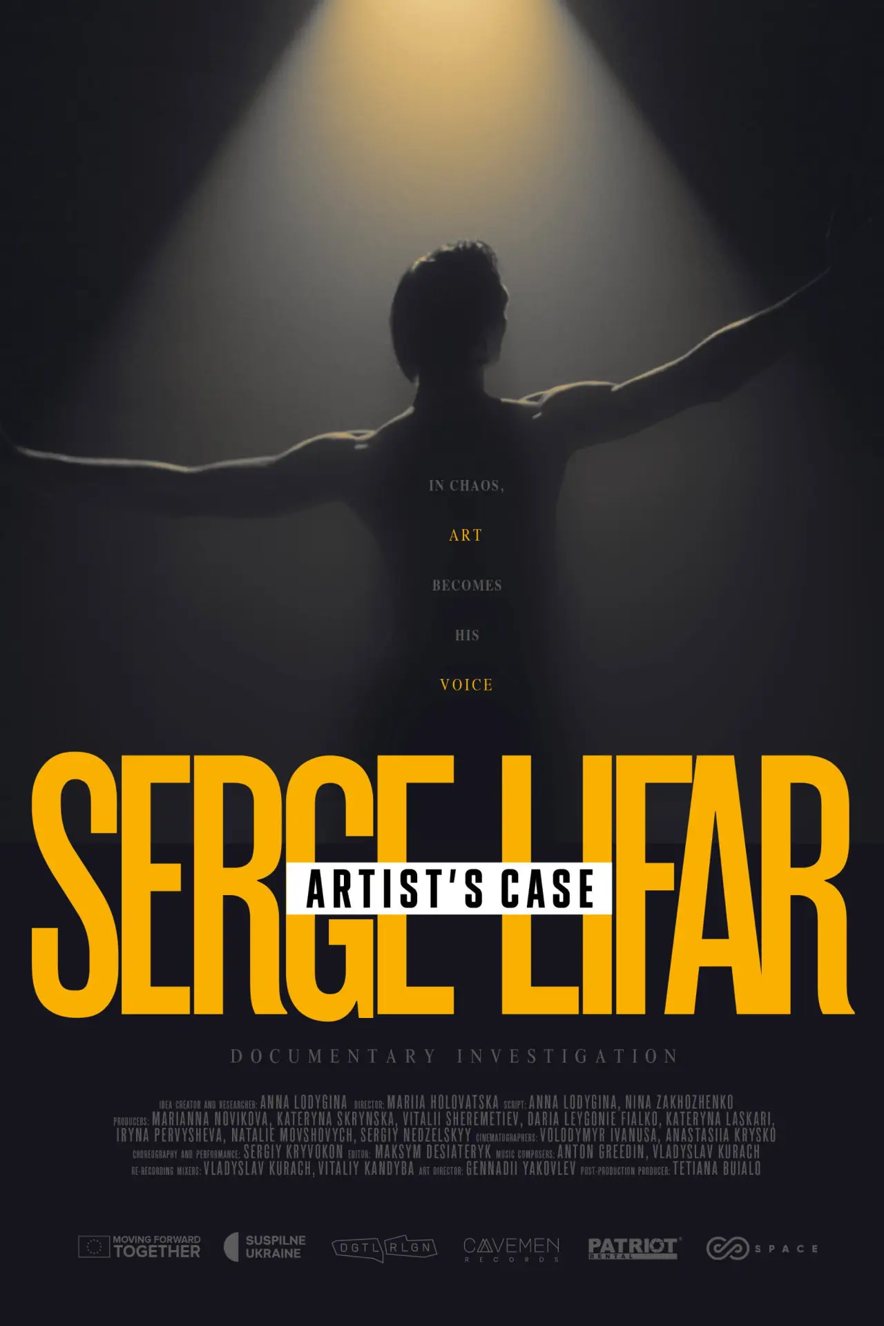 Movie poster "Serge Lifar: Artist’s Case"