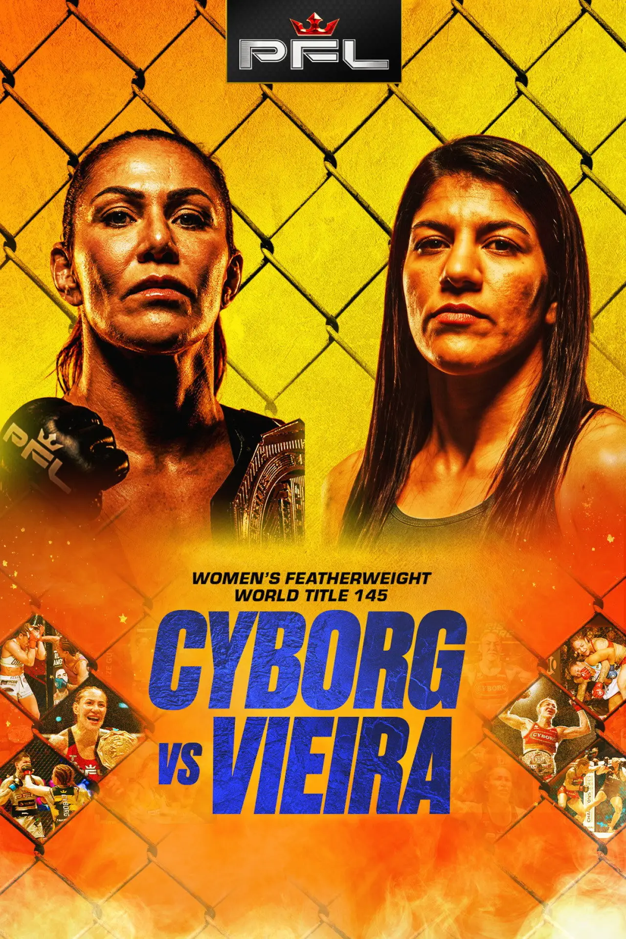 Movie poster "PFL Tampa: Cyborg vs. Vieira"