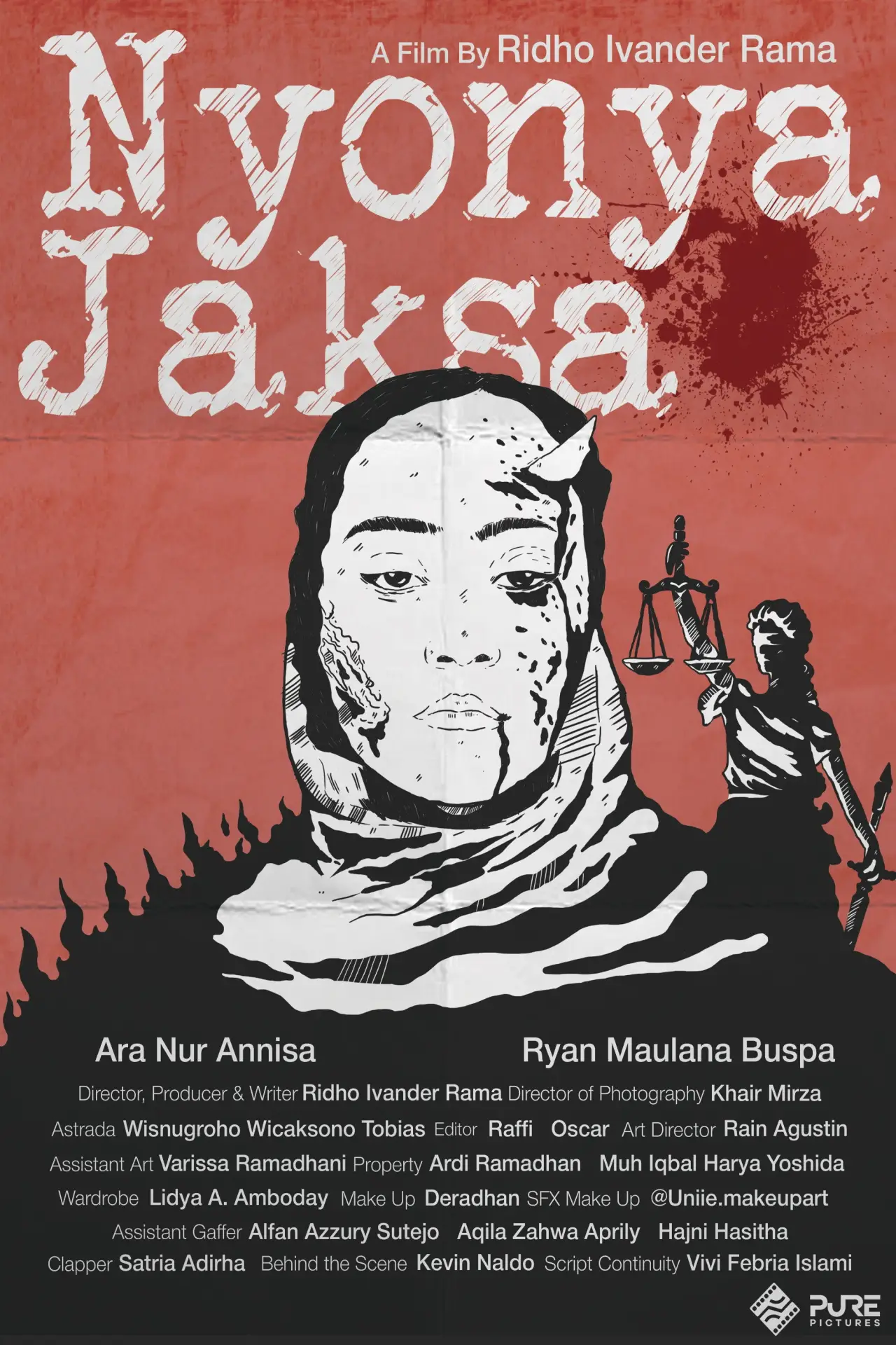 Movie poster "Nyonya Jaksa"