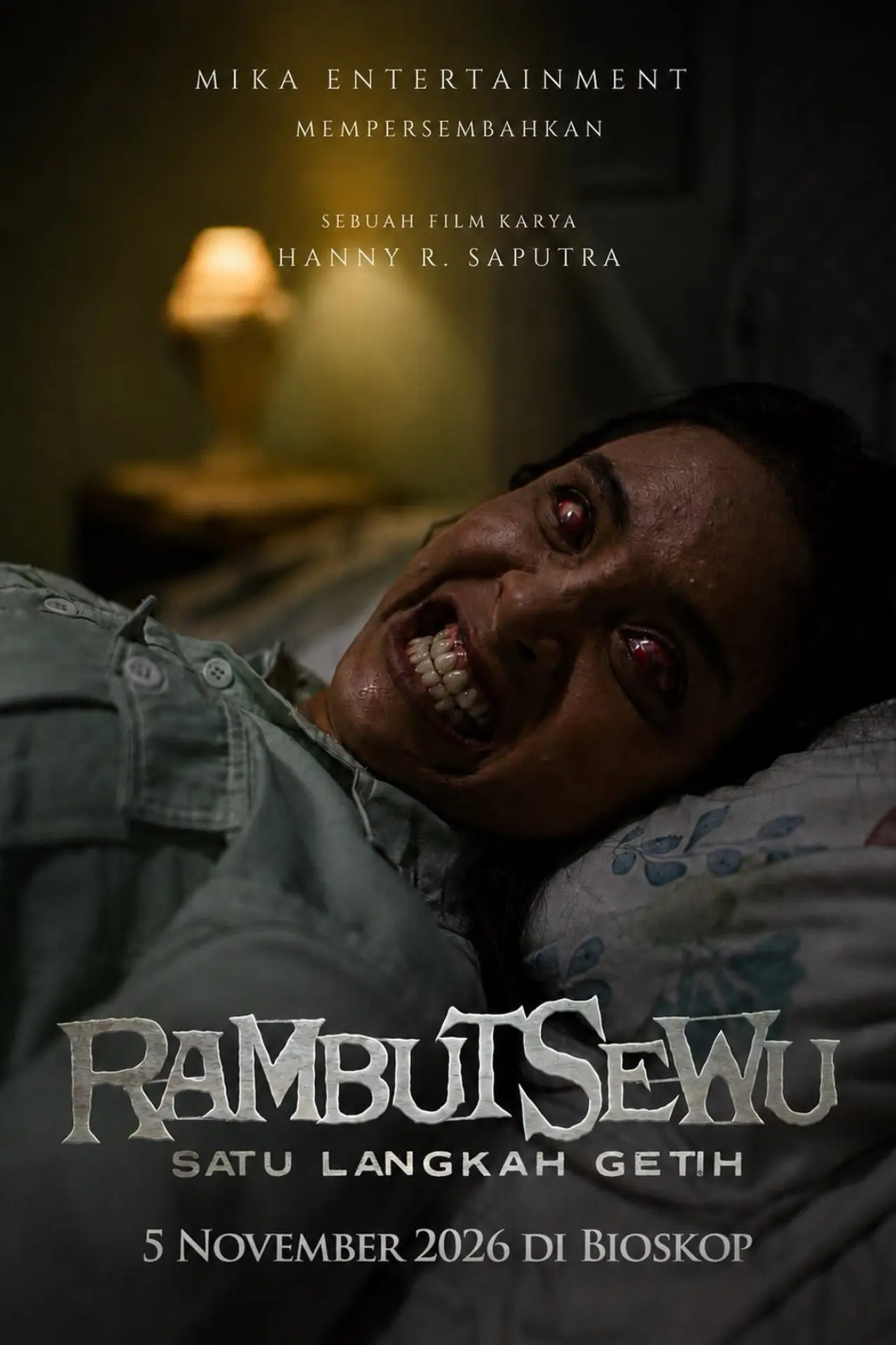 Movie poster "Rambut Sewu: Satu Langkah Getih"