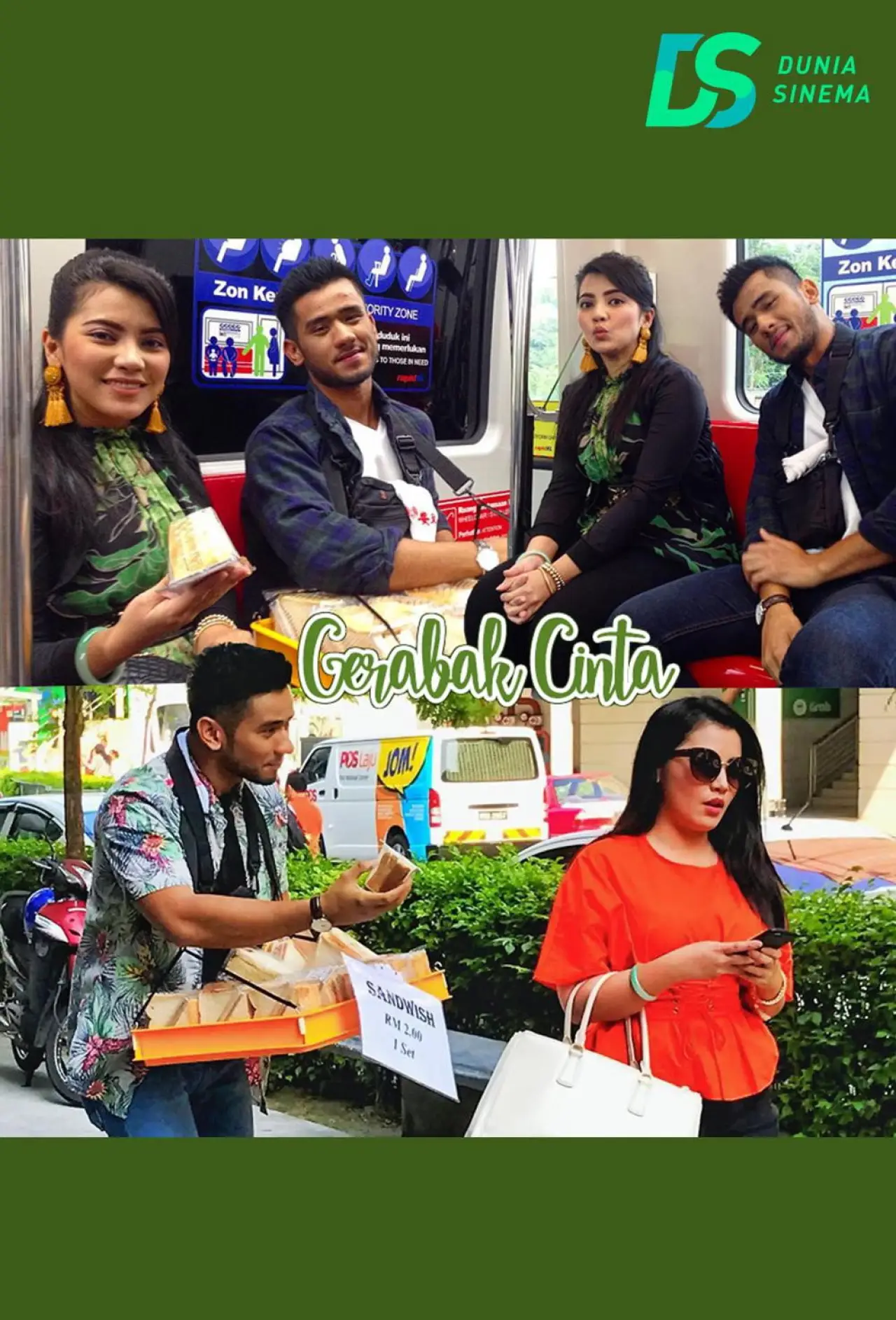 Movie poster "Gerabak Cinta"