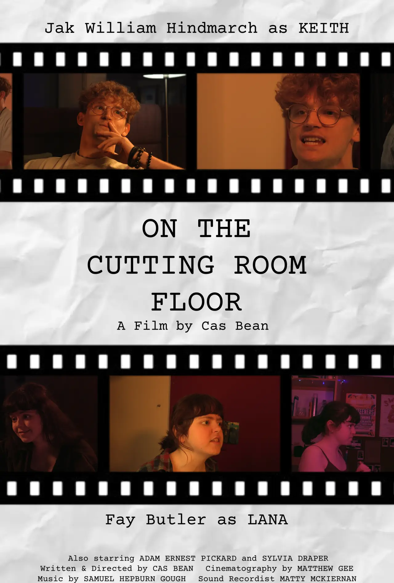 Movie poster "On The Cutting Room Floor"