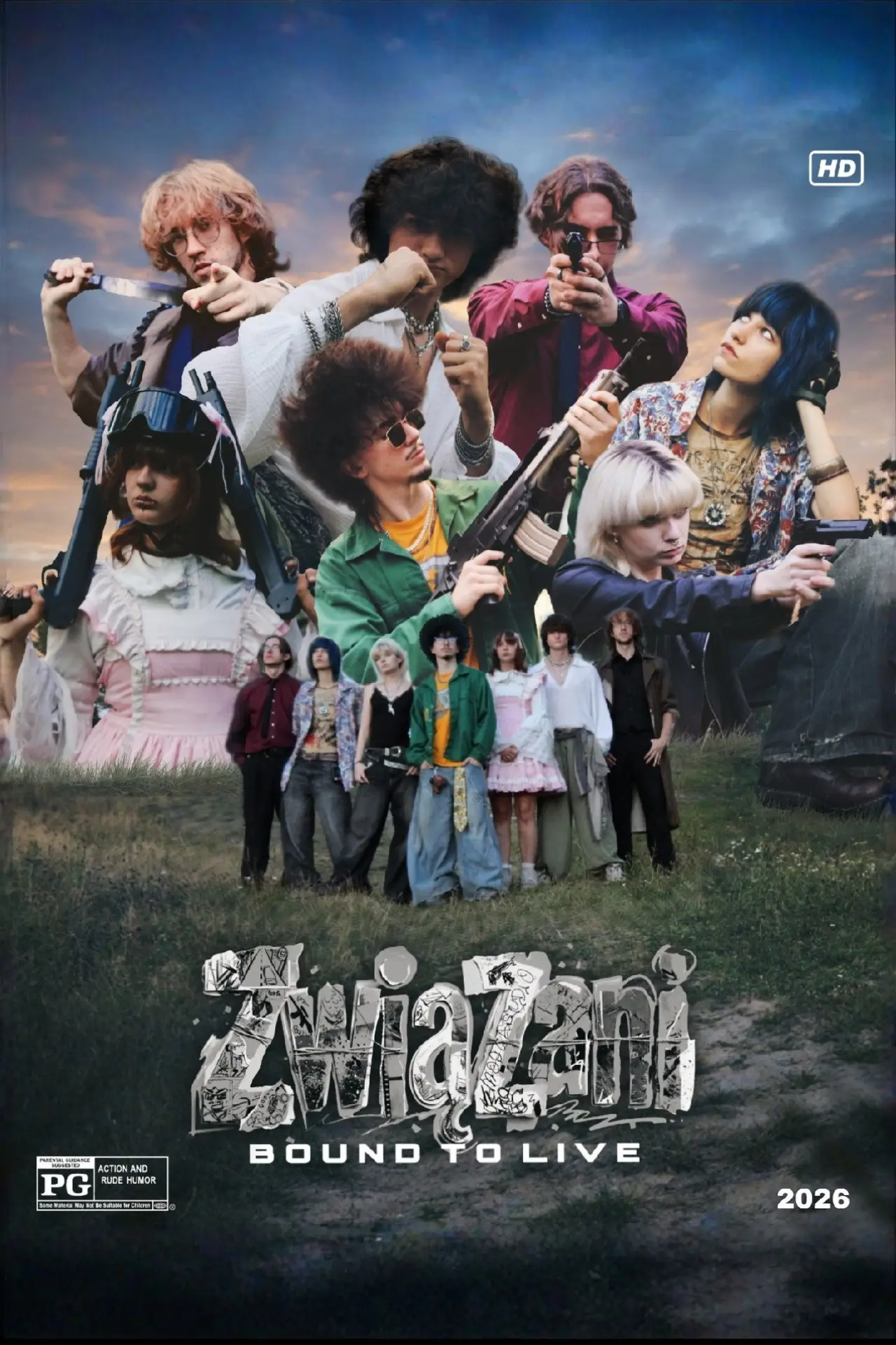 Movie poster "Związani - Bound To Live"