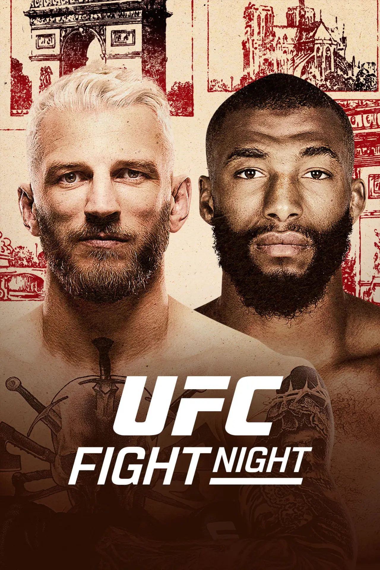 Movie poster "UFC Fight Night 287: Hooker vs. Parnasse"