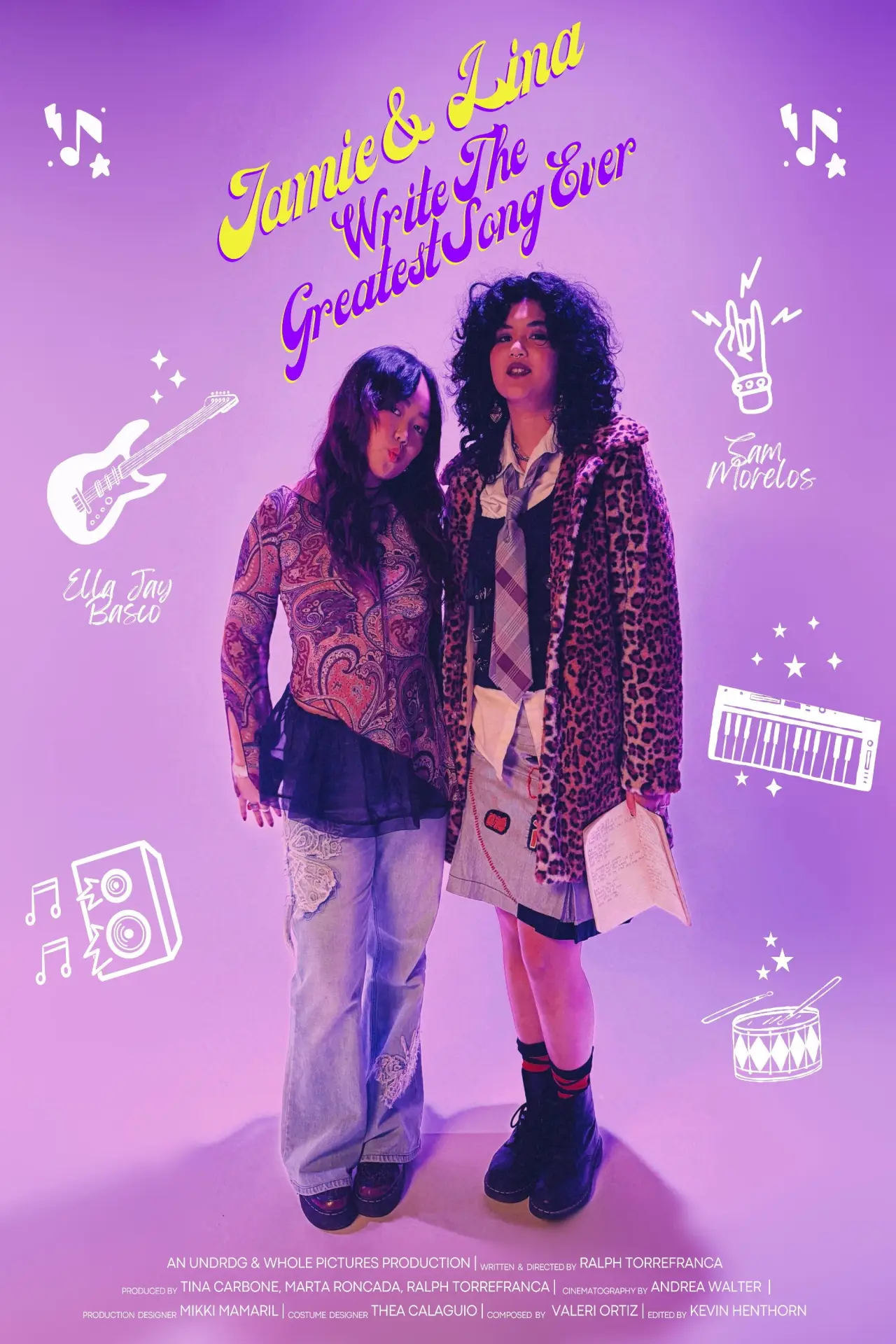 Movie poster "Jamie & Lina Write the Greatest Song Ever"