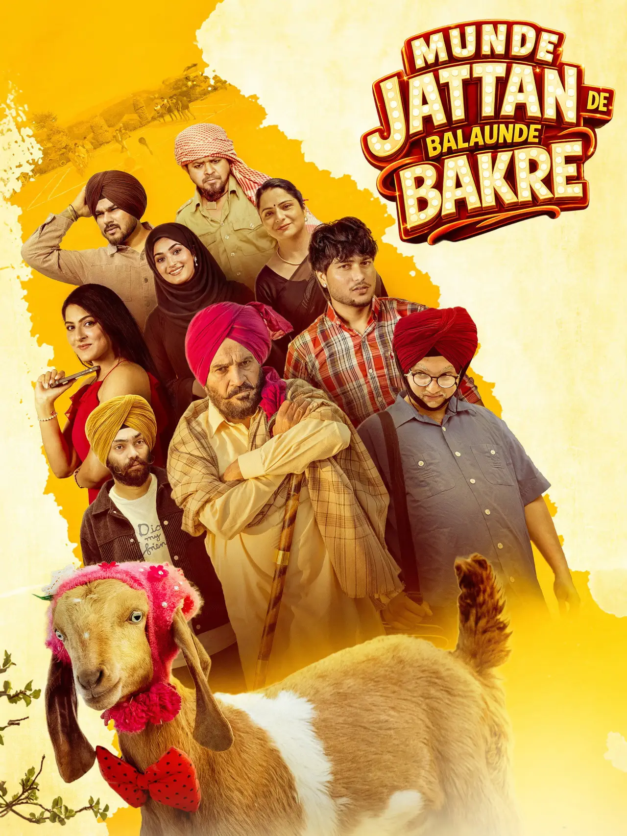 Movie poster "Munde Jattan De Balaunde Bakre"