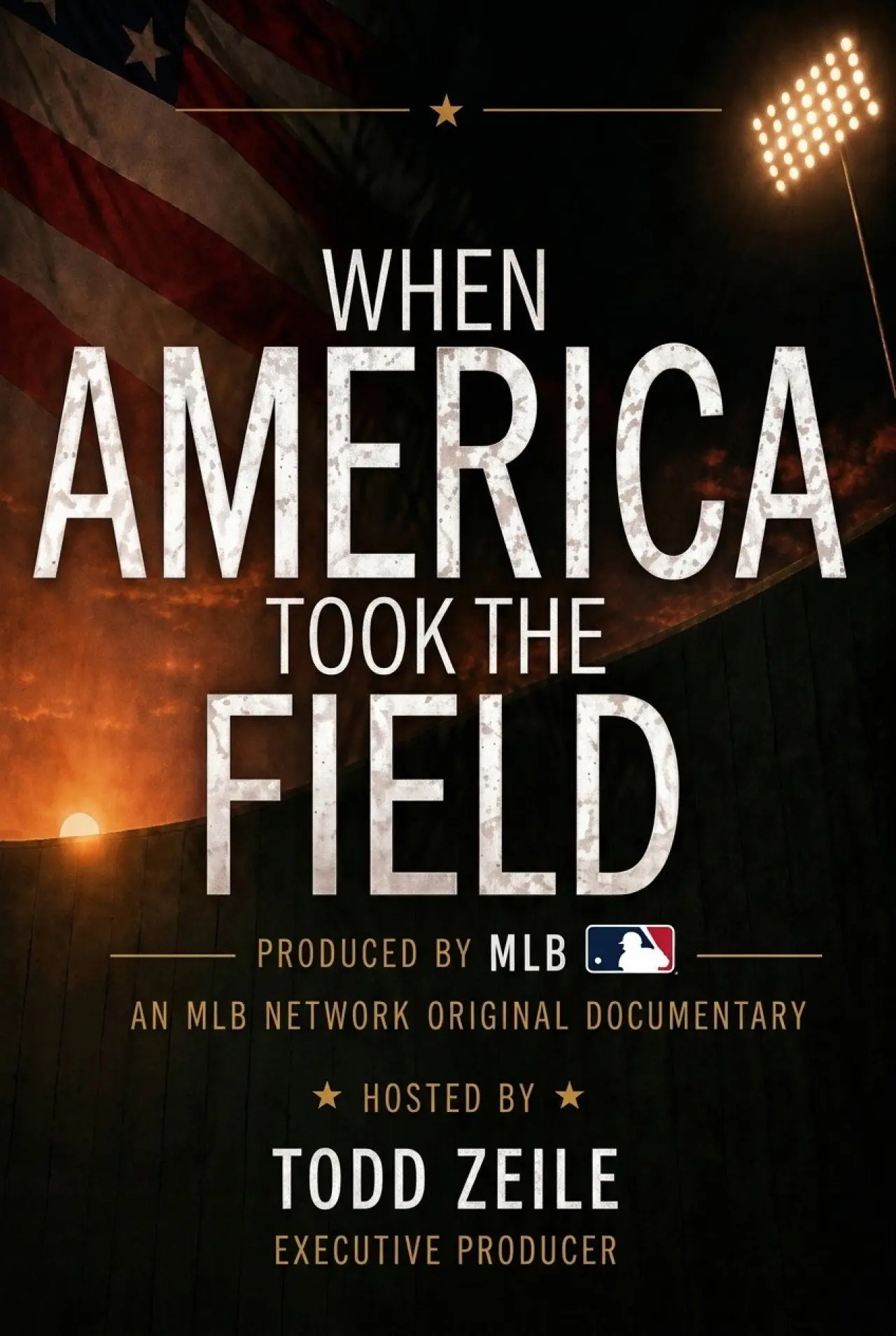 Movie poster "When America Took the Field"