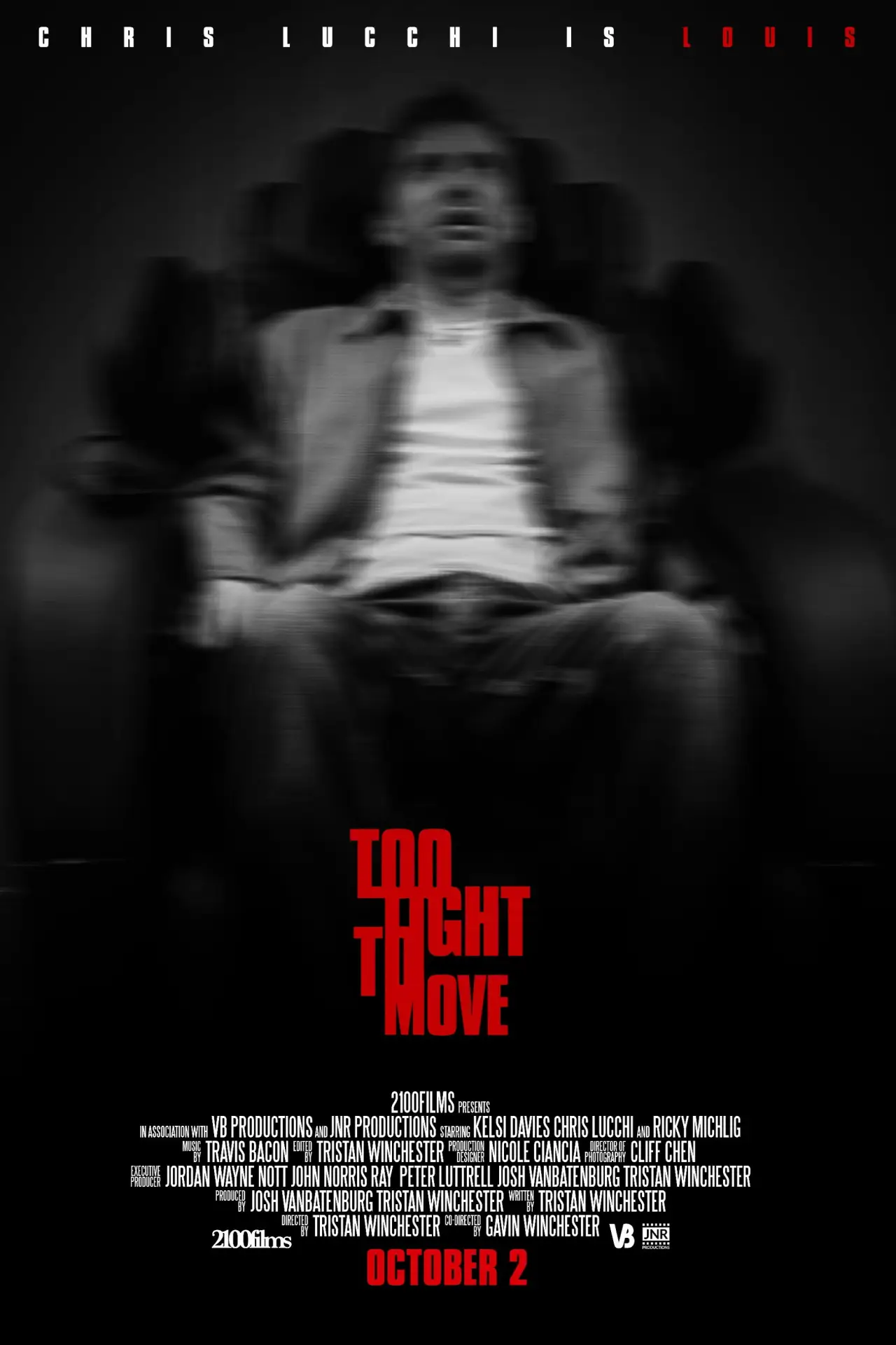 Movie poster "Too Tight to Move"