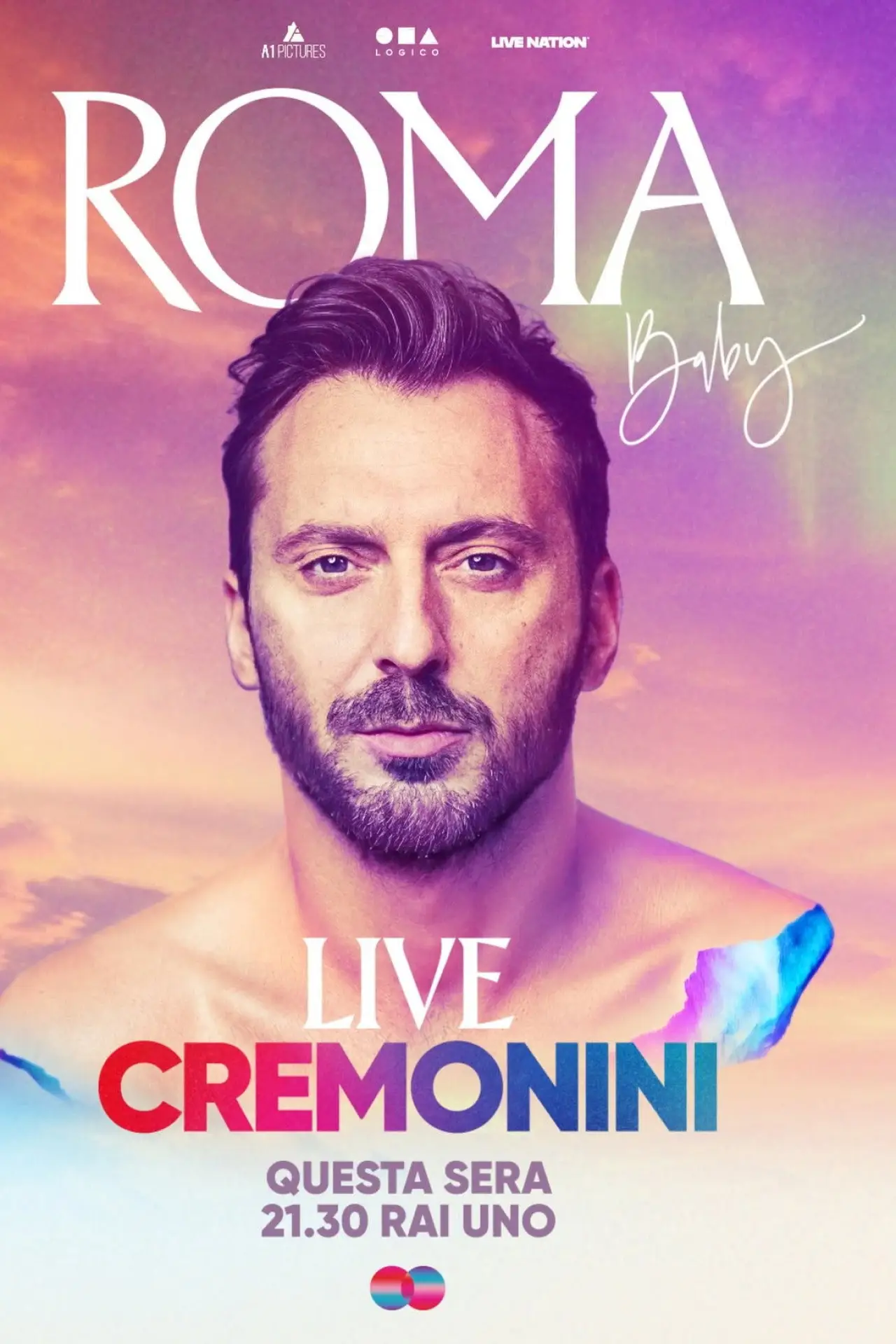 Movie poster "Roma, Baby. Cremonini Live Circo Massimo"