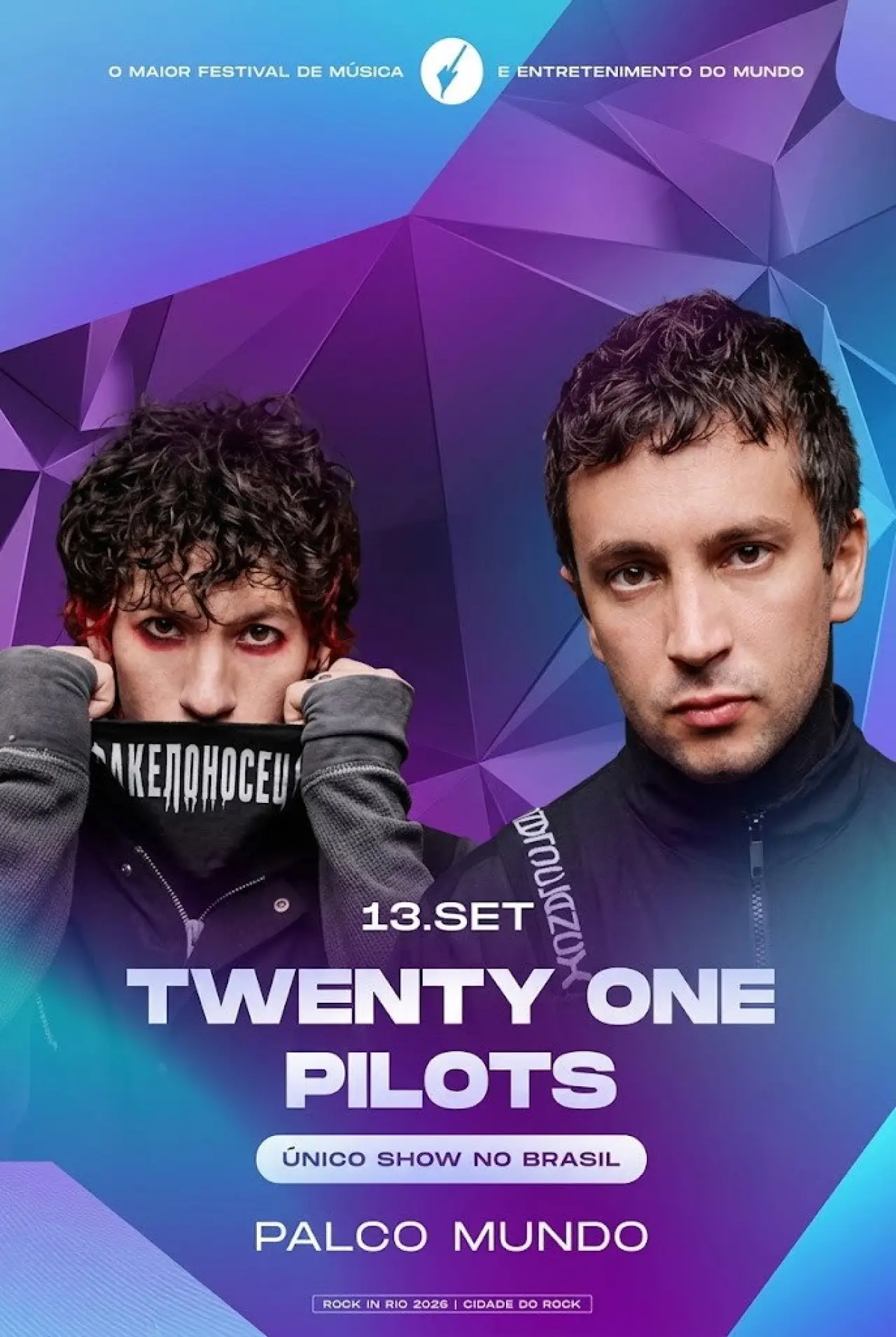 Movie poster "Twenty One Pilots - Rock In Rio 2026"