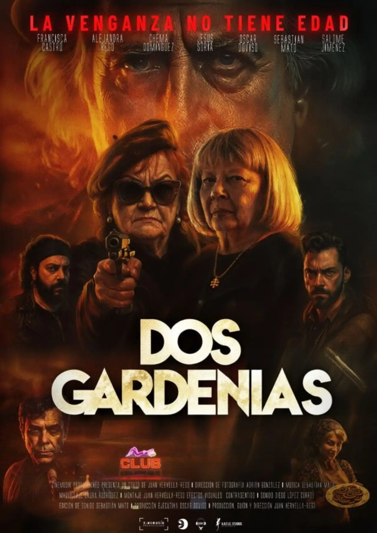 Movie poster "Dos gardenias"