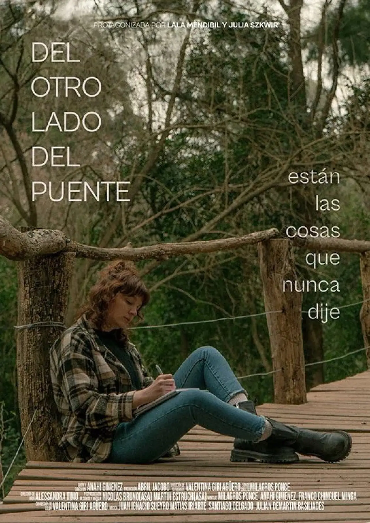 Movie poster "On the Other Side of the Bridge are the Things I Never Said"