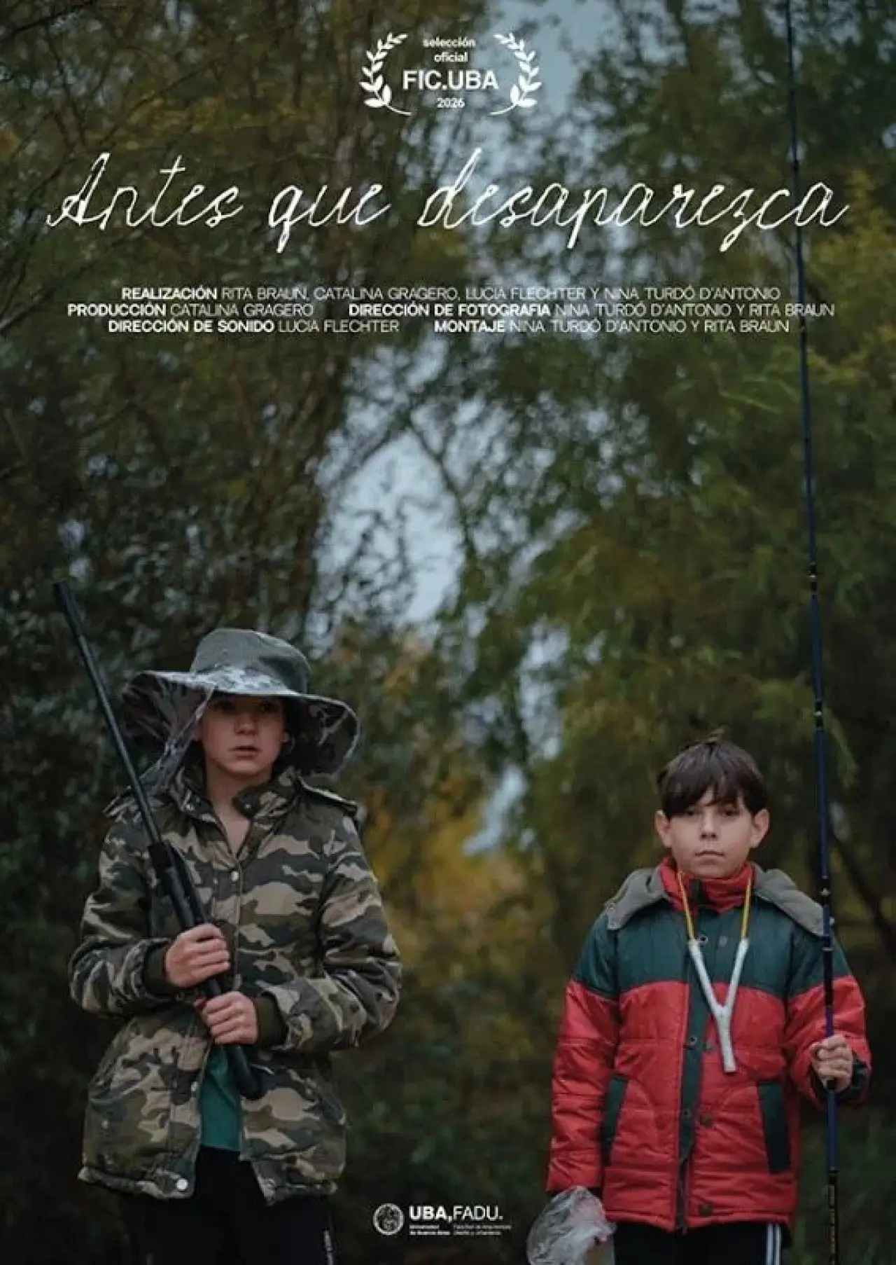 Movie poster "Antes que desaparezca"