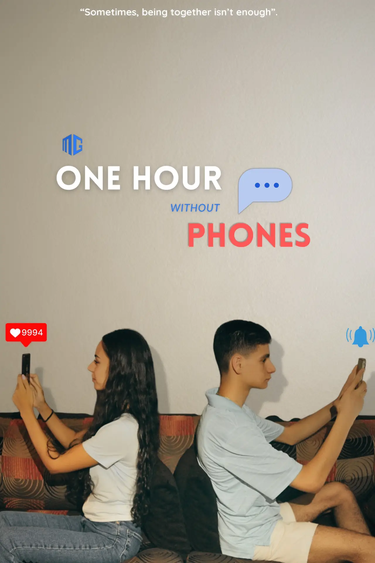Movie poster "One Hour Without Phones"