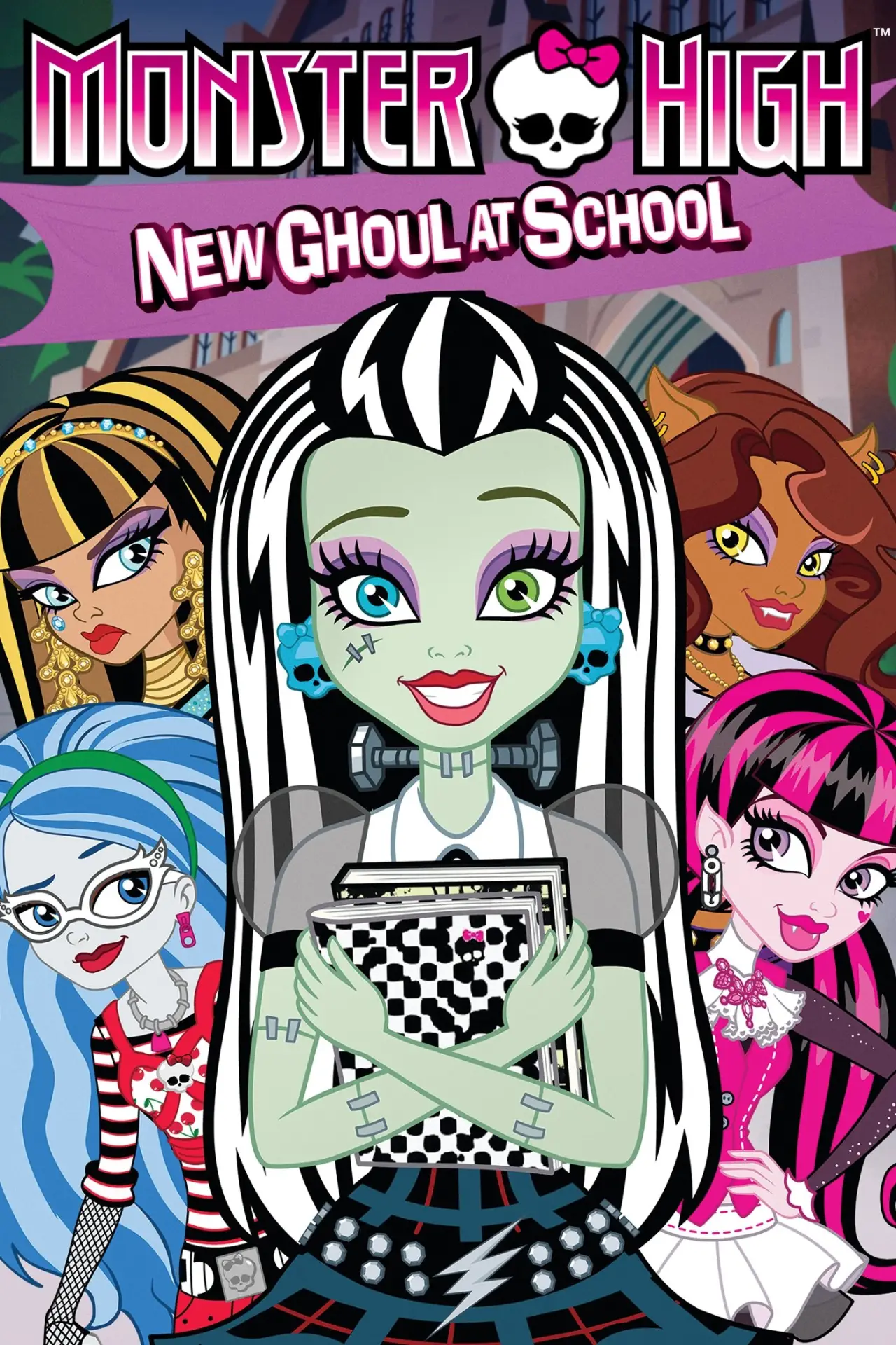 Movie poster "Monster High: New Ghoul at School"