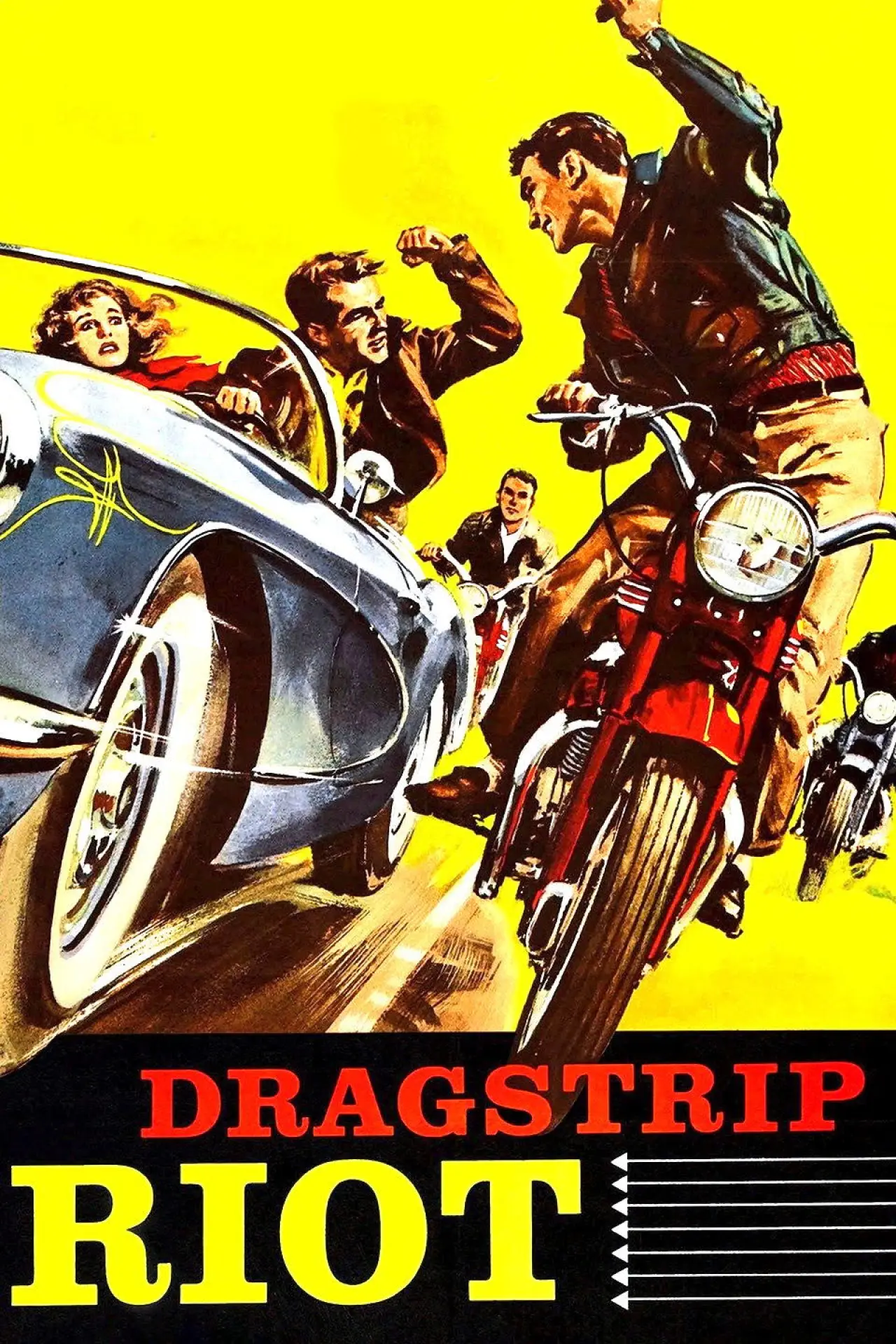 Movie poster "Dragstrip Riot"