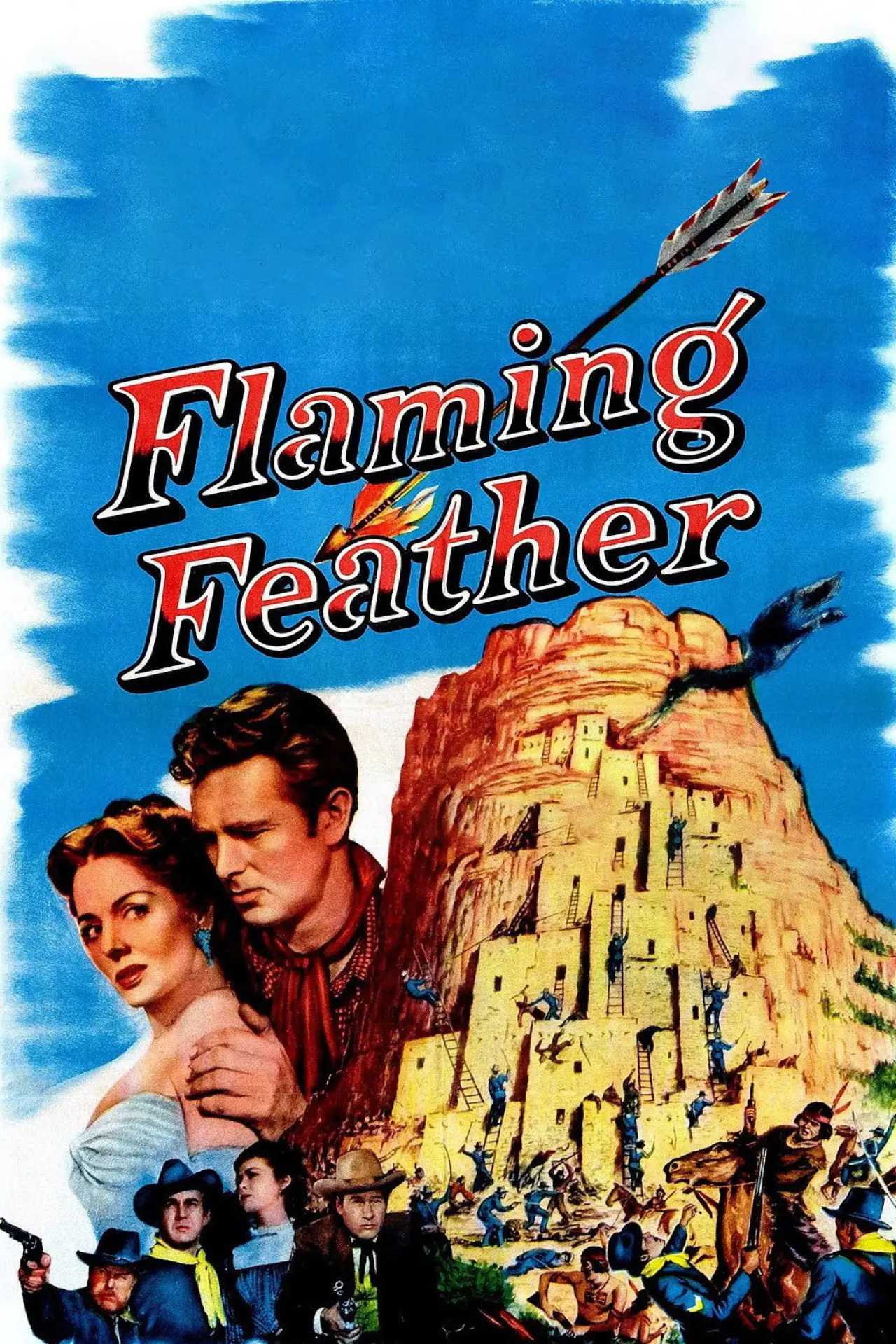 Movie poster "Flaming Feather"