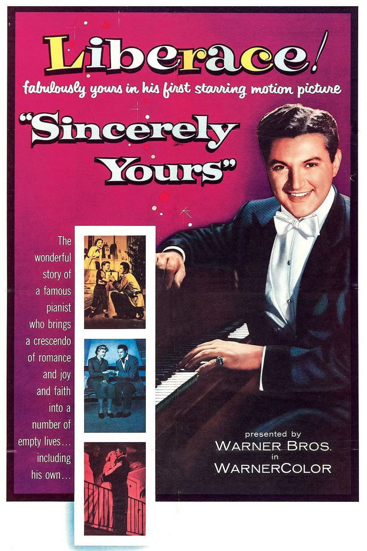 Movie poster "Sincerely Yours"