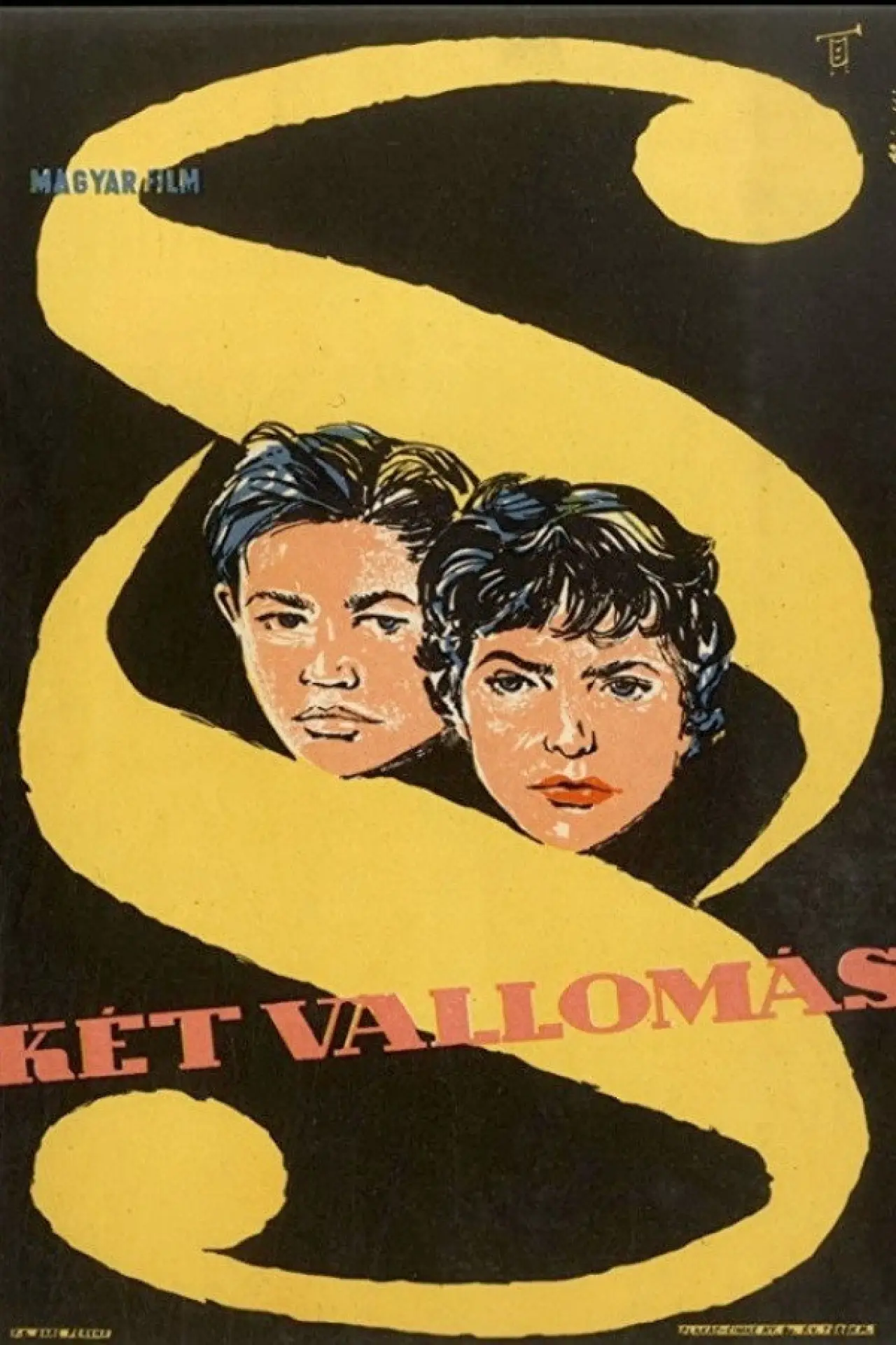 Movie poster "Two Confessions"