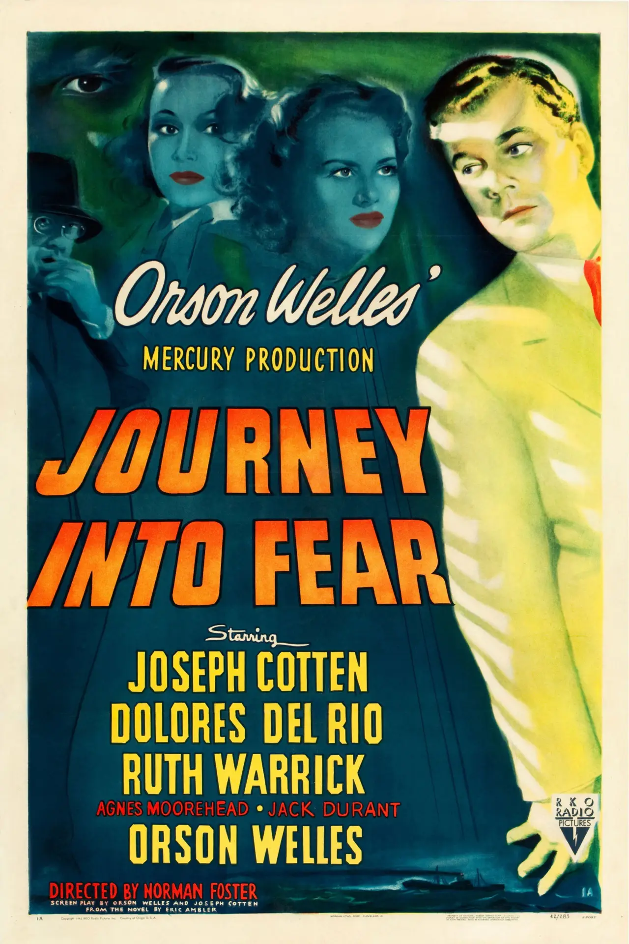 Movie poster "Journey into Fear"