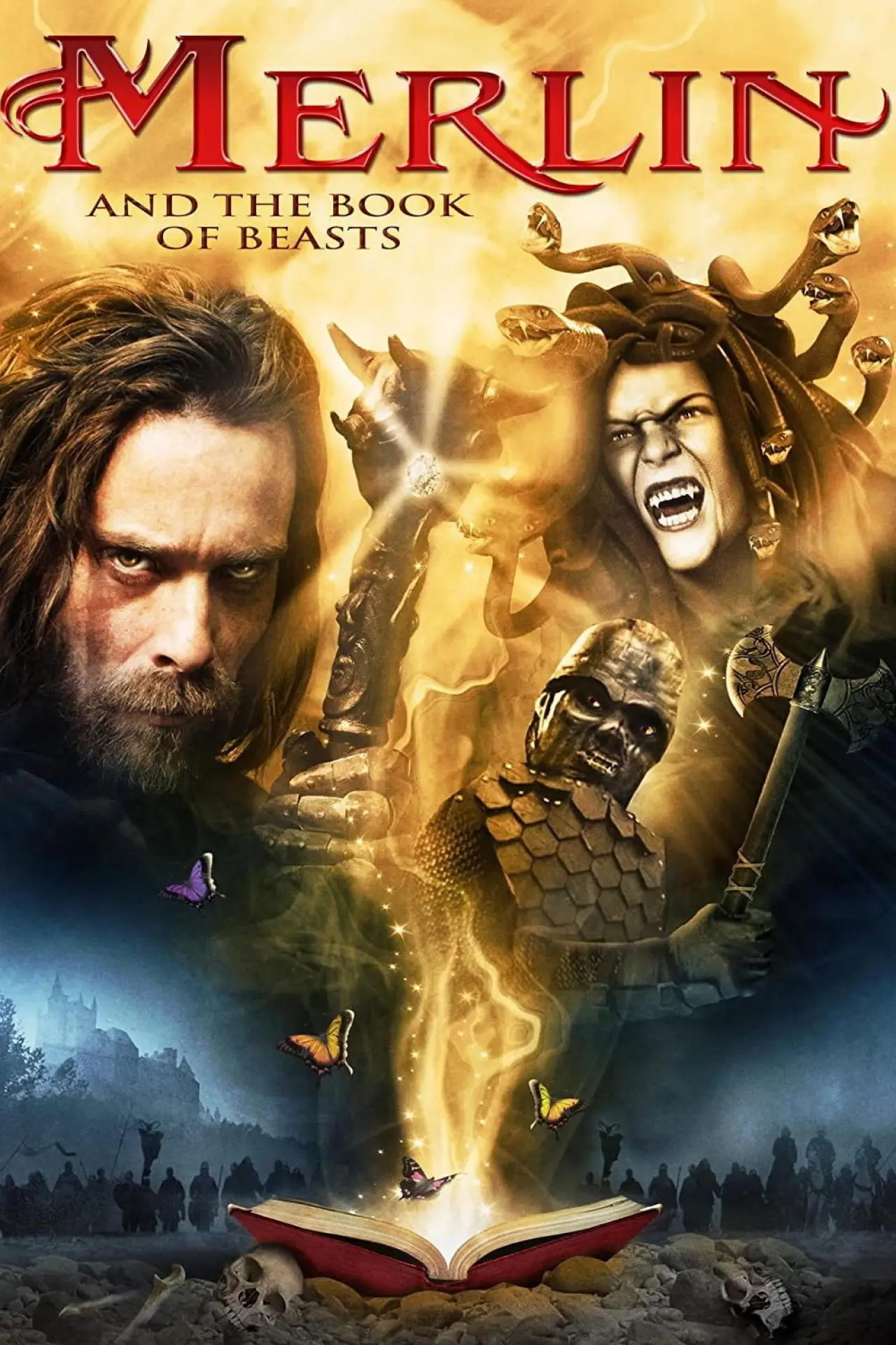 Movie poster "Merlin and the Book of Beasts"