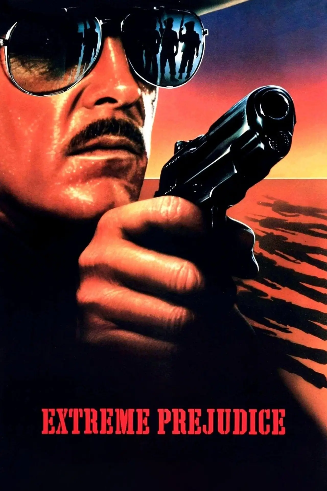 Movie poster "Extreme Prejudice"