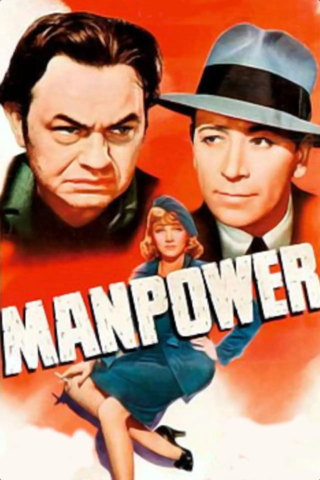 Movie poster "Manpower"
