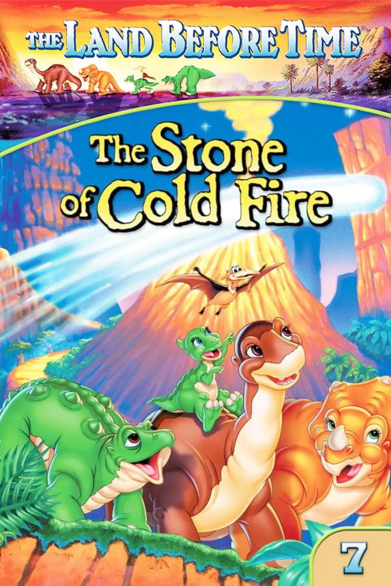 Movie poster "The Land Before Time VII: The Stone of Cold Fire"