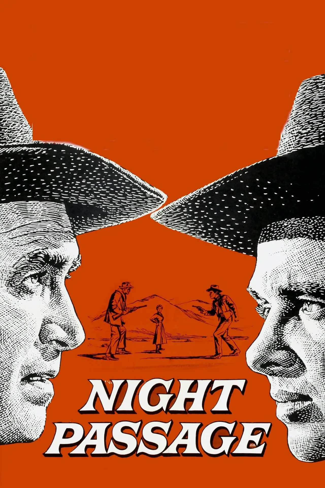 Movie poster "Night Passage"