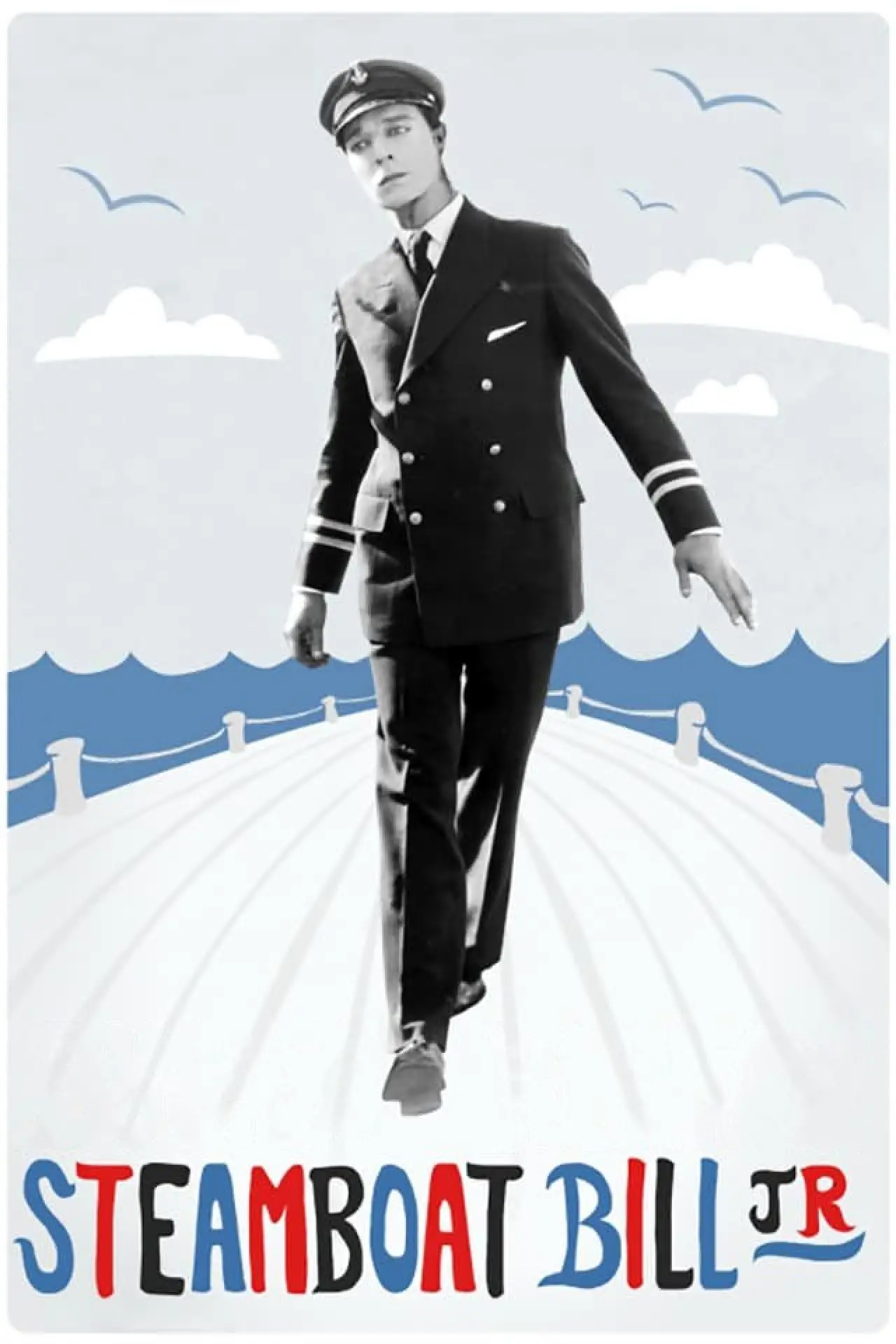 Movie poster "Steamboat Bill, Jr."