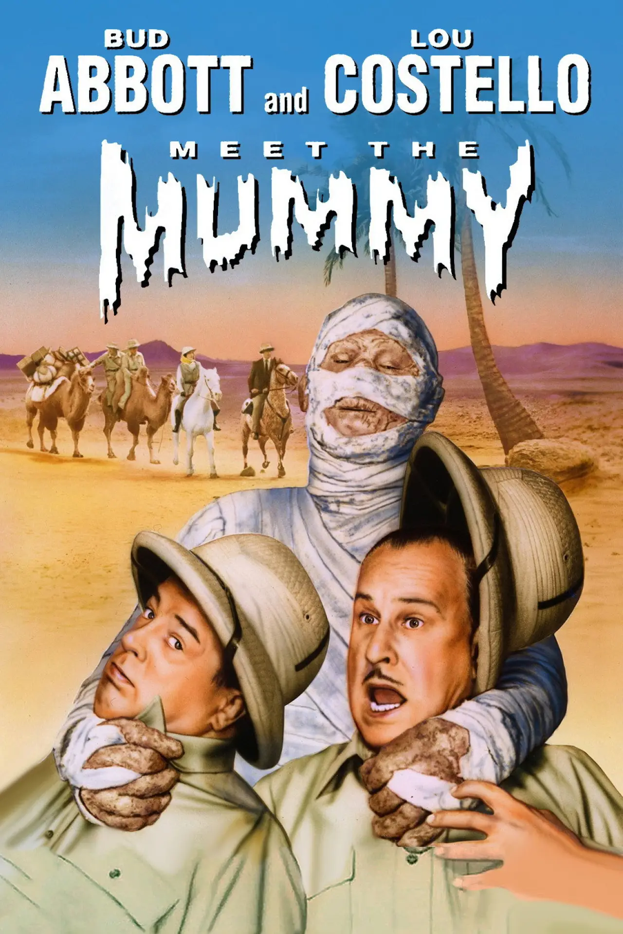 Movie poster "Abbott and Costello Meet the Mummy"