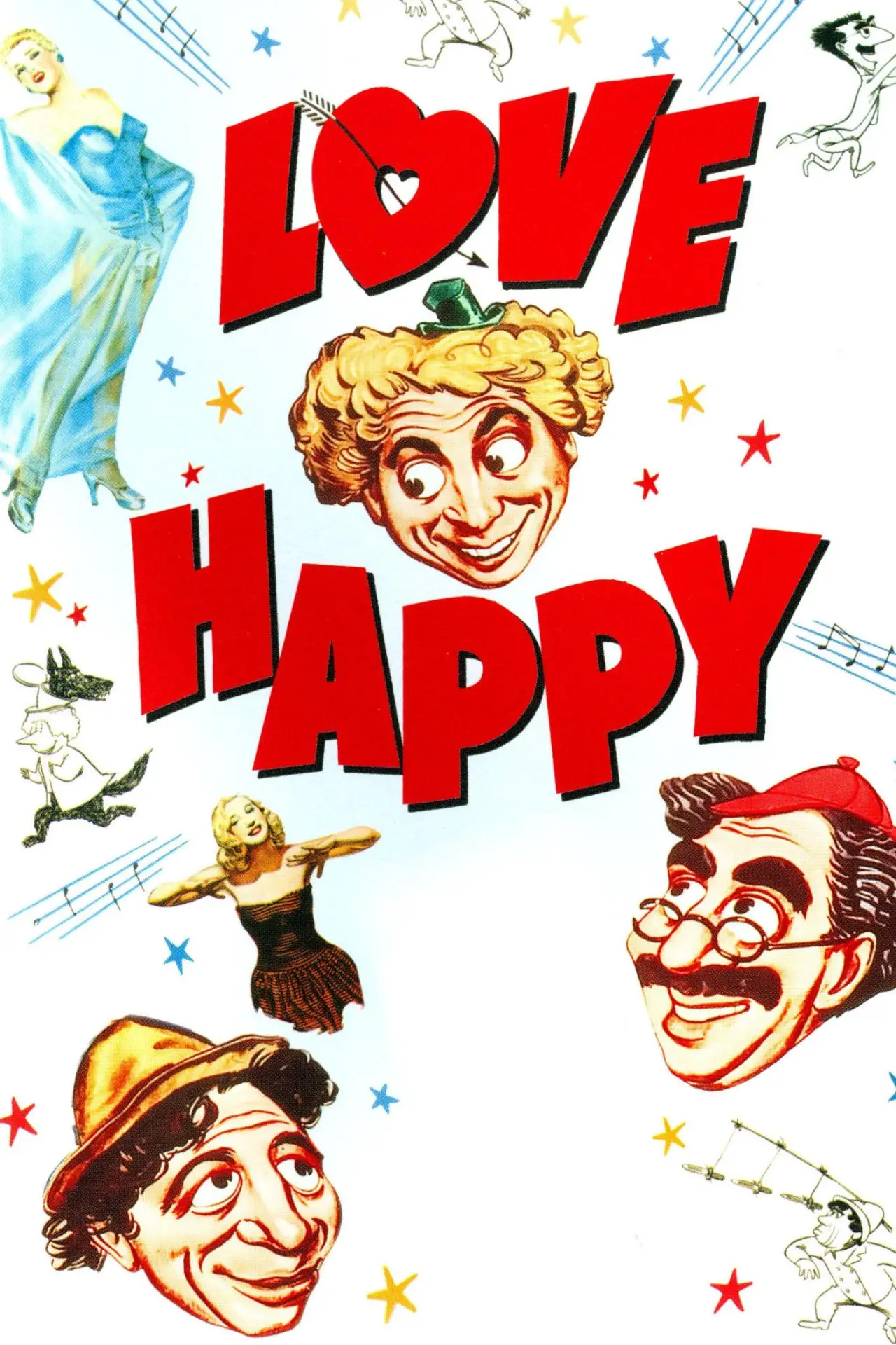 Movie poster "Love Happy"