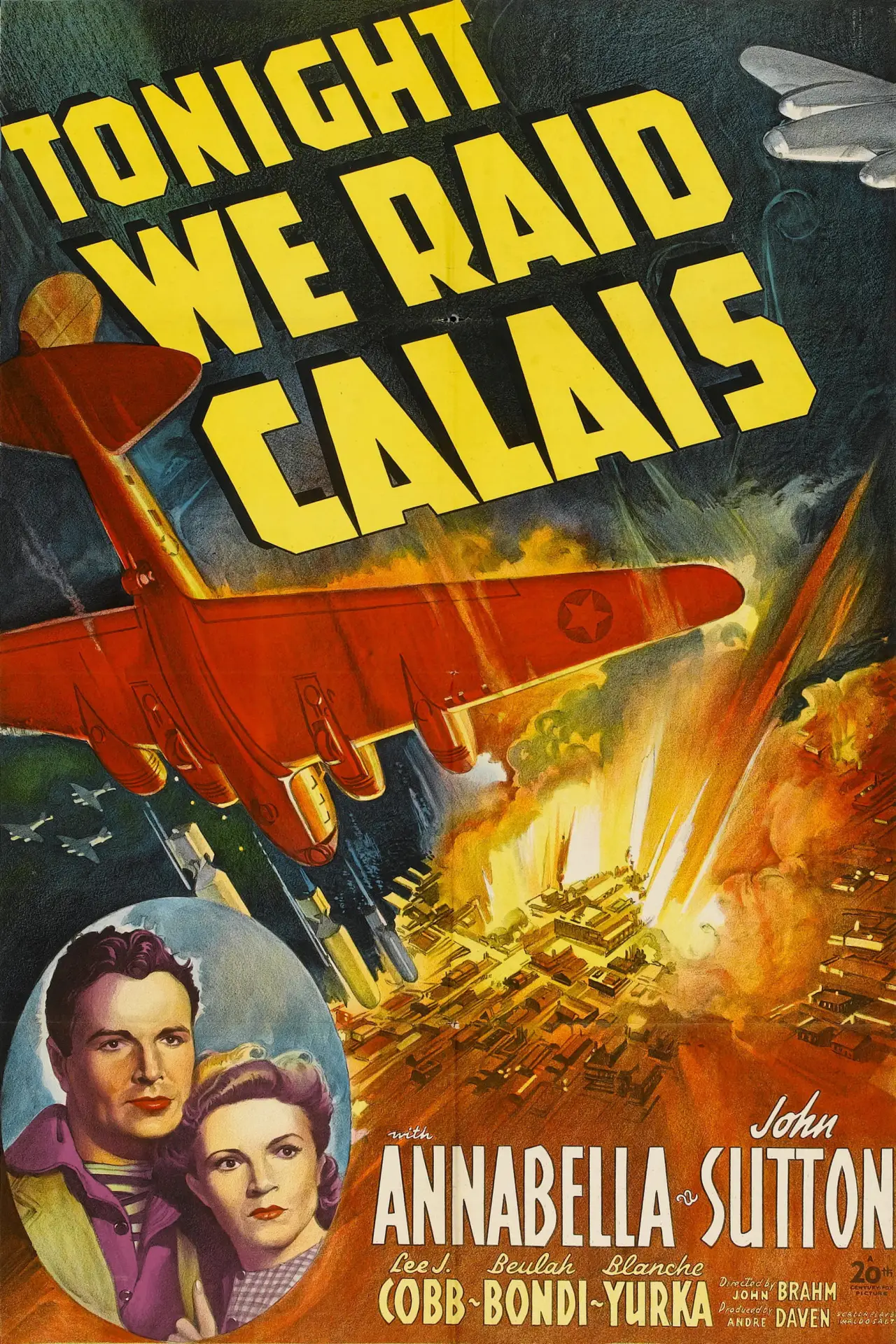 Movie poster "Tonight We Raid Calais"