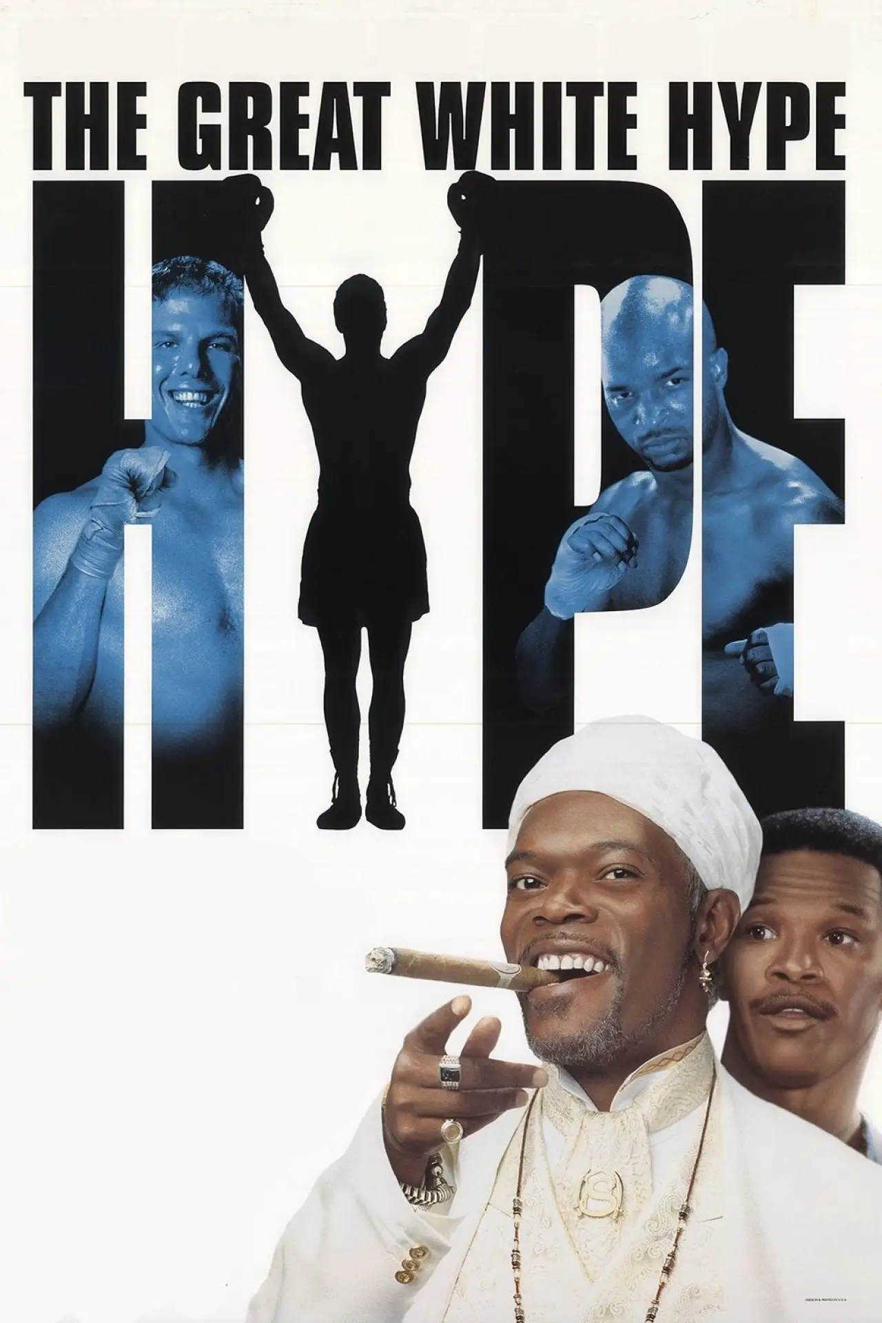 Movie poster "The Great White Hype"