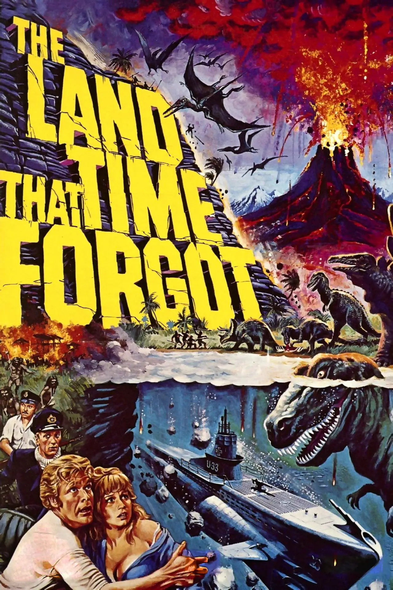 Movie poster "The Land That Time Forgot"