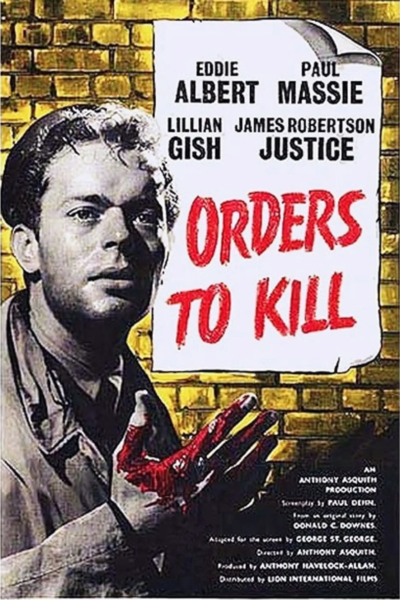 Movie poster "Orders to Kill"
