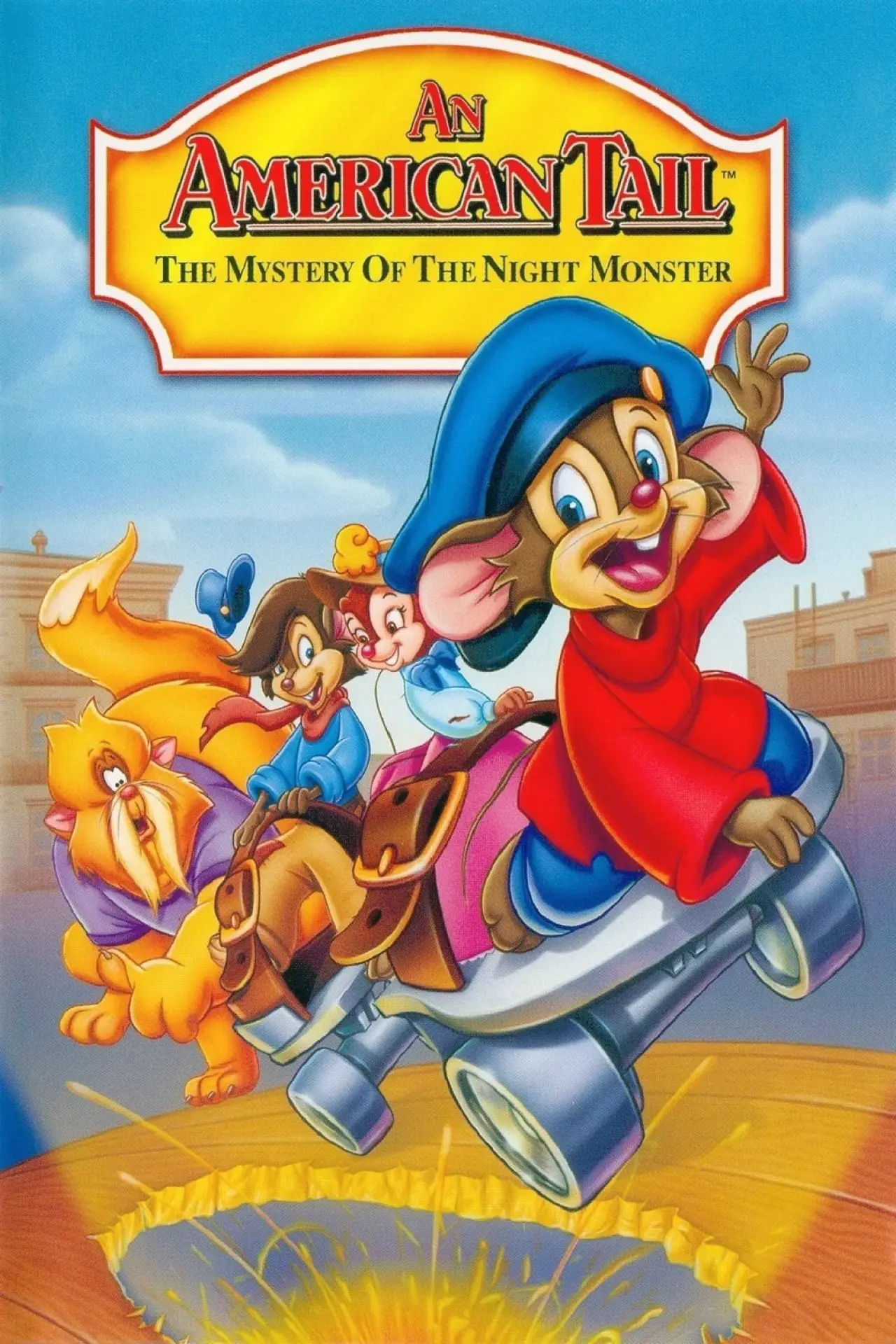 Movie poster "An American Tail: The Mystery of the Night Monster"