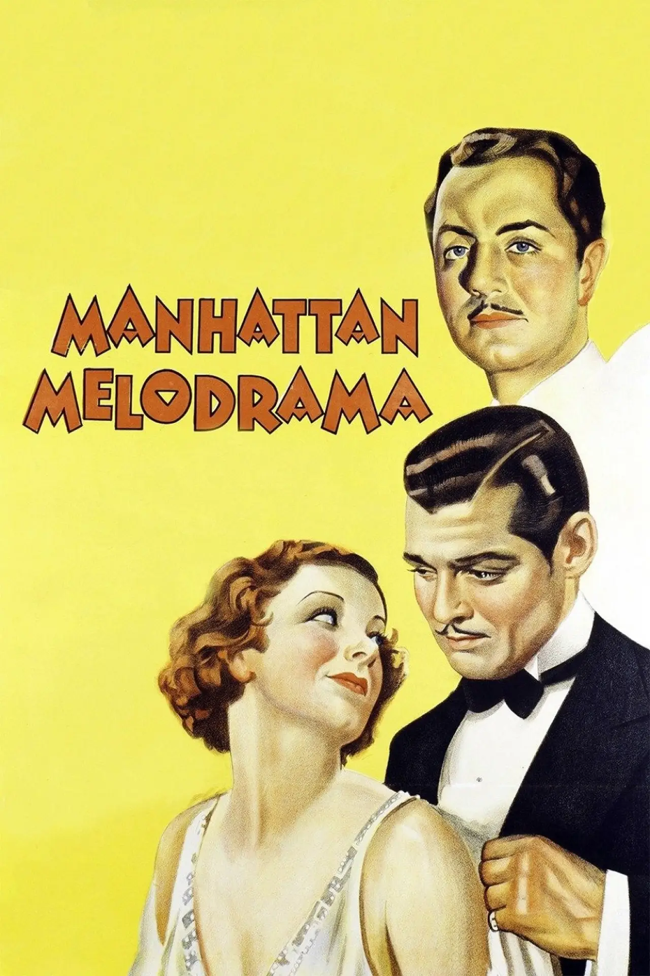 Movie poster "Manhattan Melodrama"