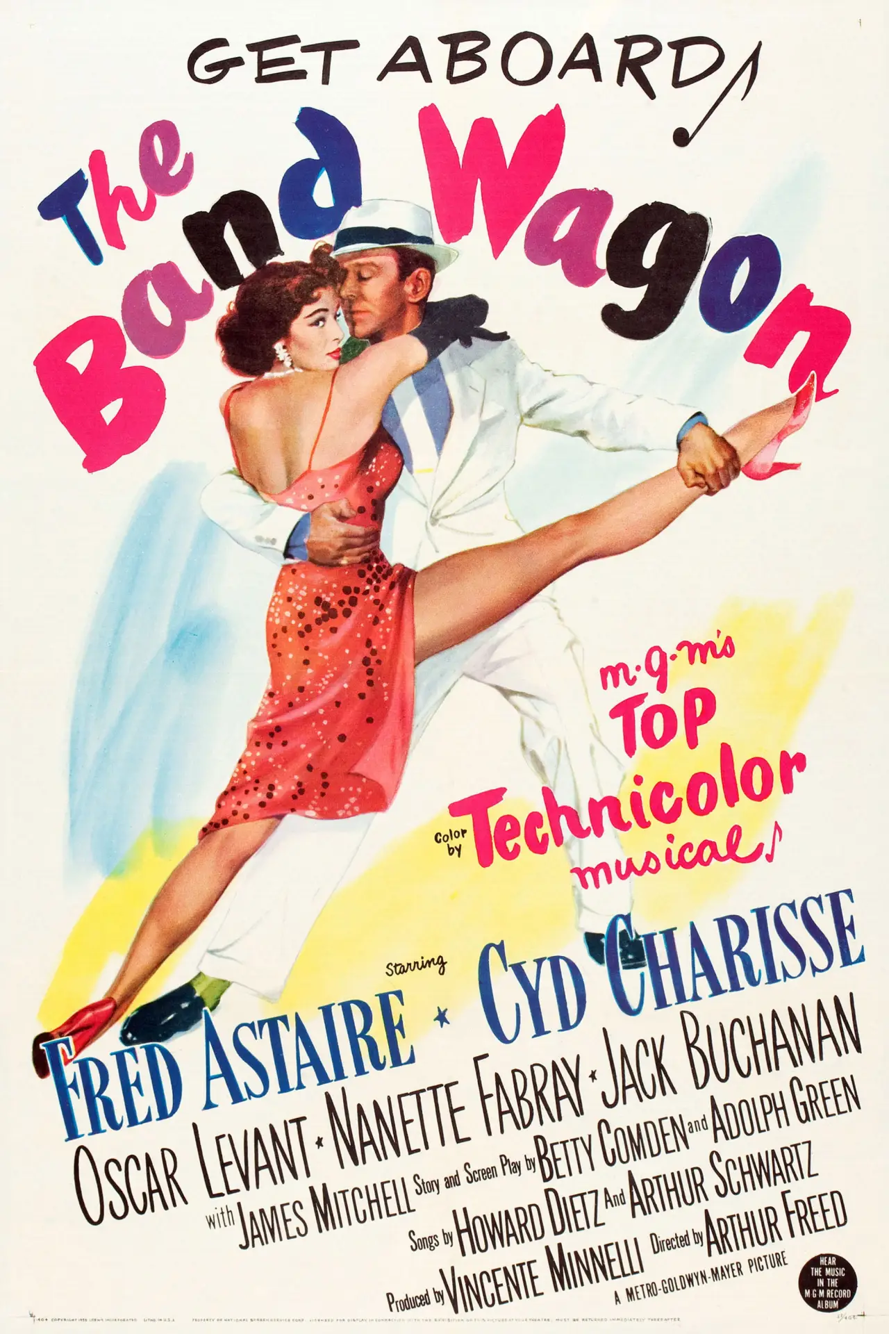 Movie poster "The Band Wagon"