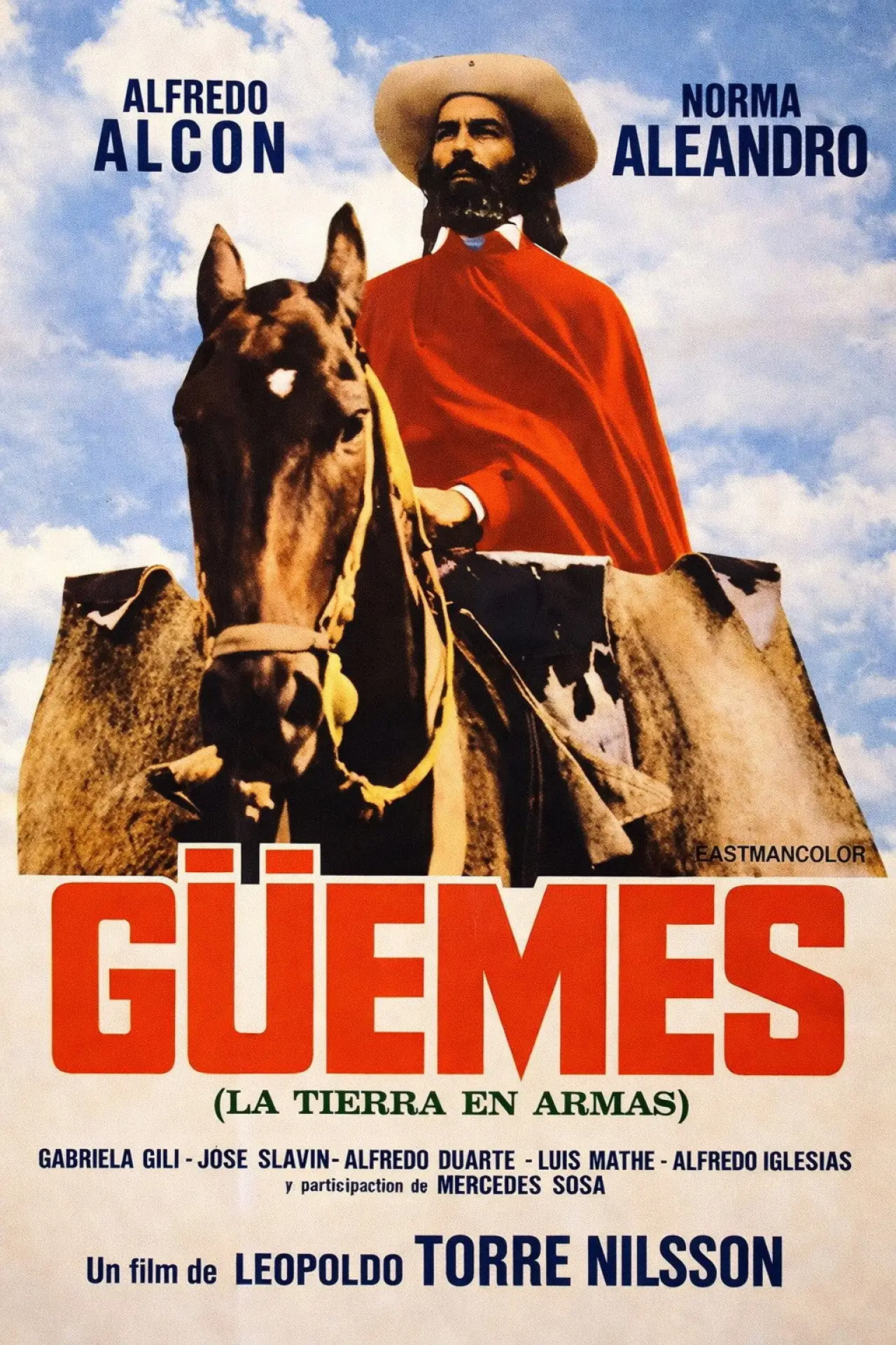 Movie poster "Güemes, la tierra en armas"