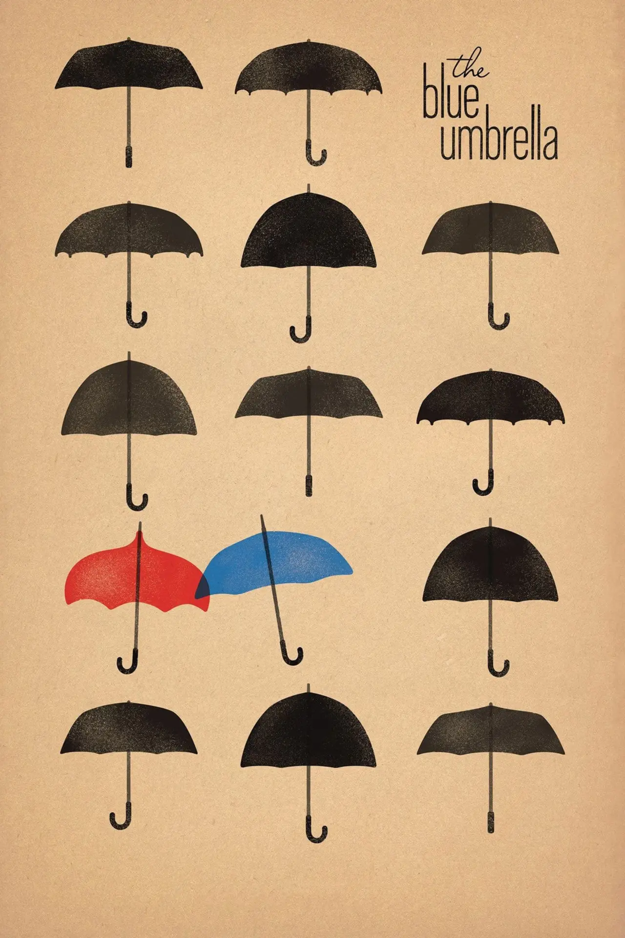 Movie poster "The Blue Umbrella"